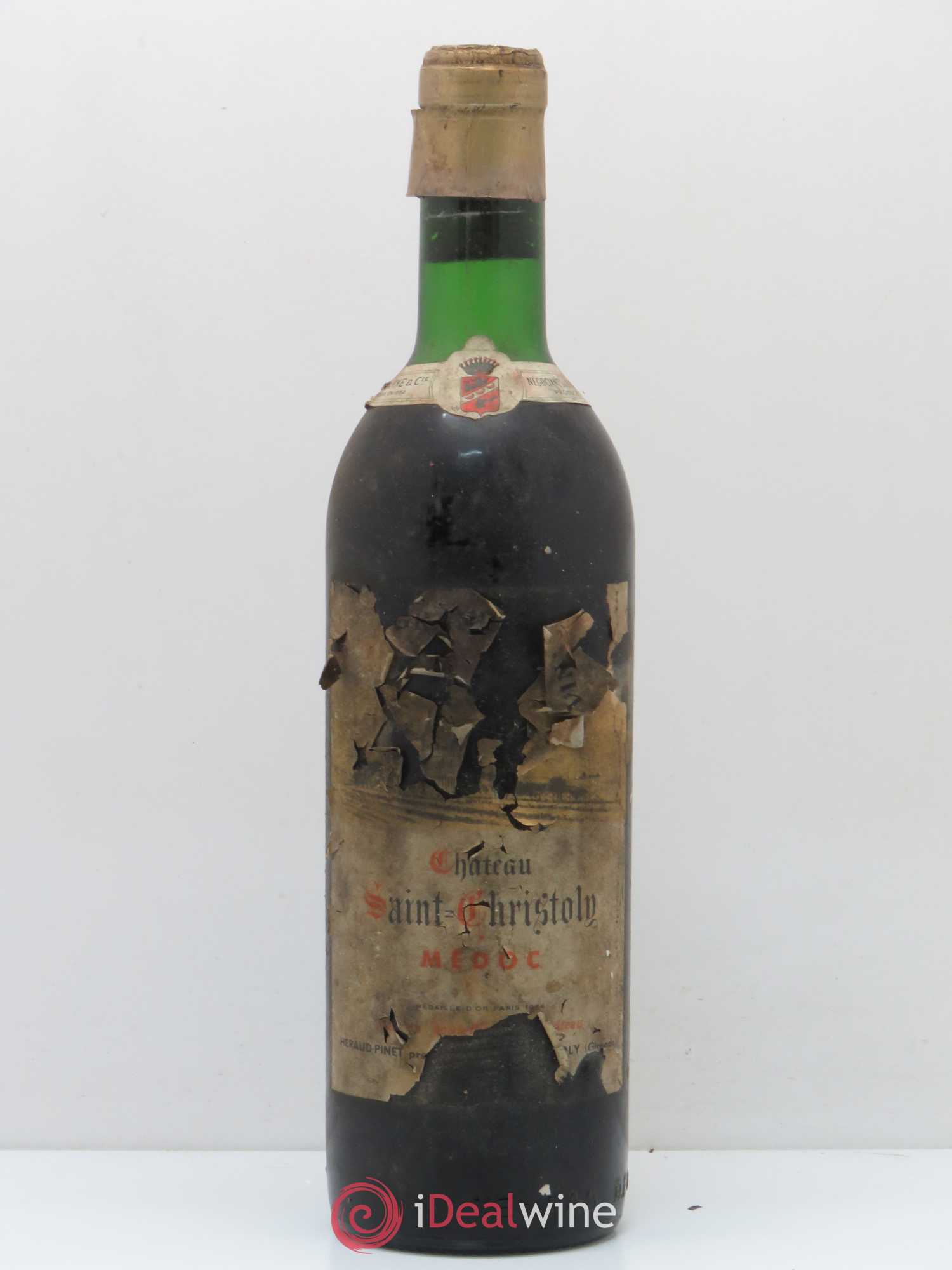 Château Saint-Christoly Cru Bourgeois (sans prix de réserve) 1964 - Lot de 1 bouteille - 0