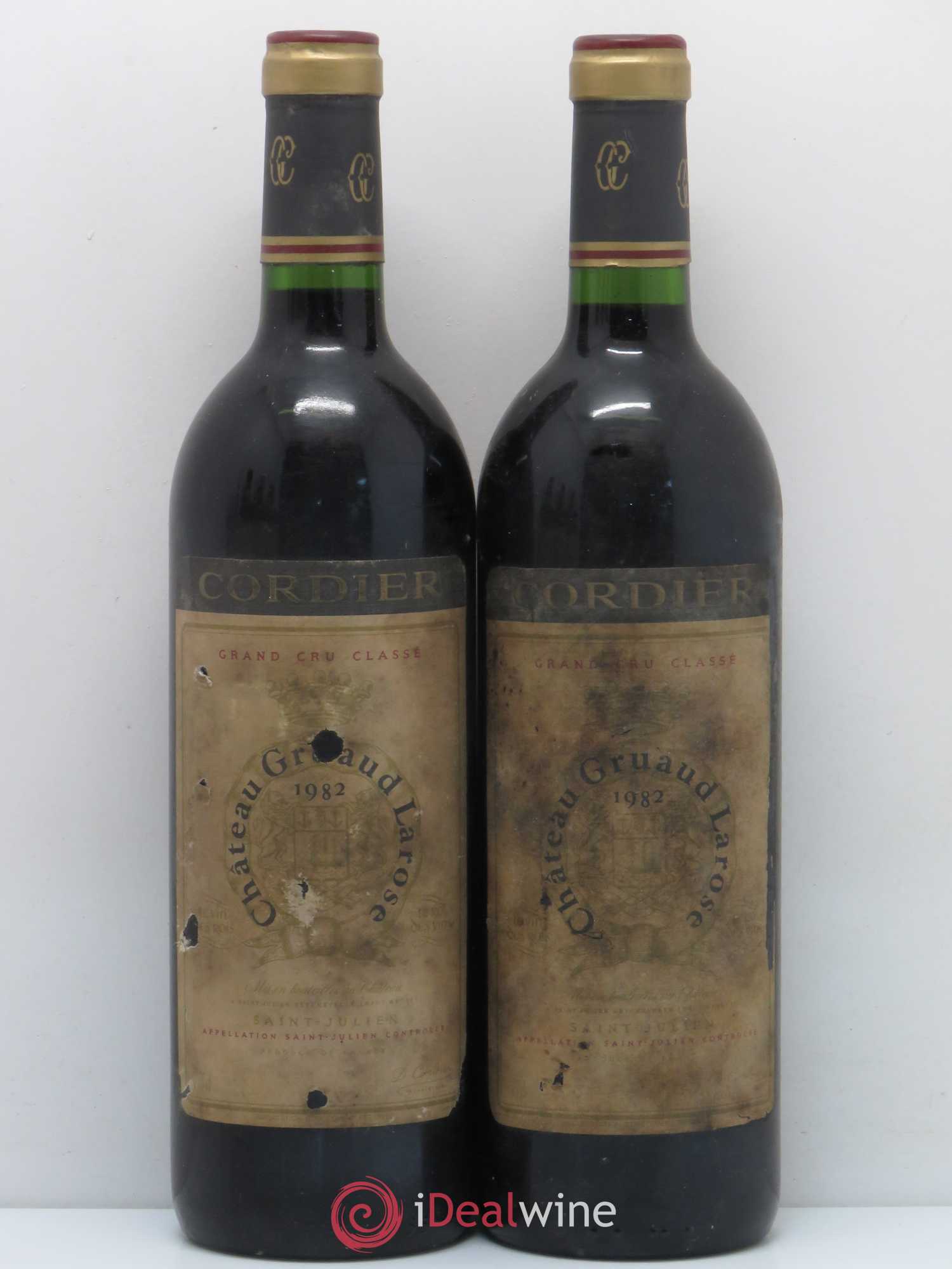 Château Gruaud Larose 2ème Grand Cru Classé 1982 - Lot de 2 bouteilles - 0