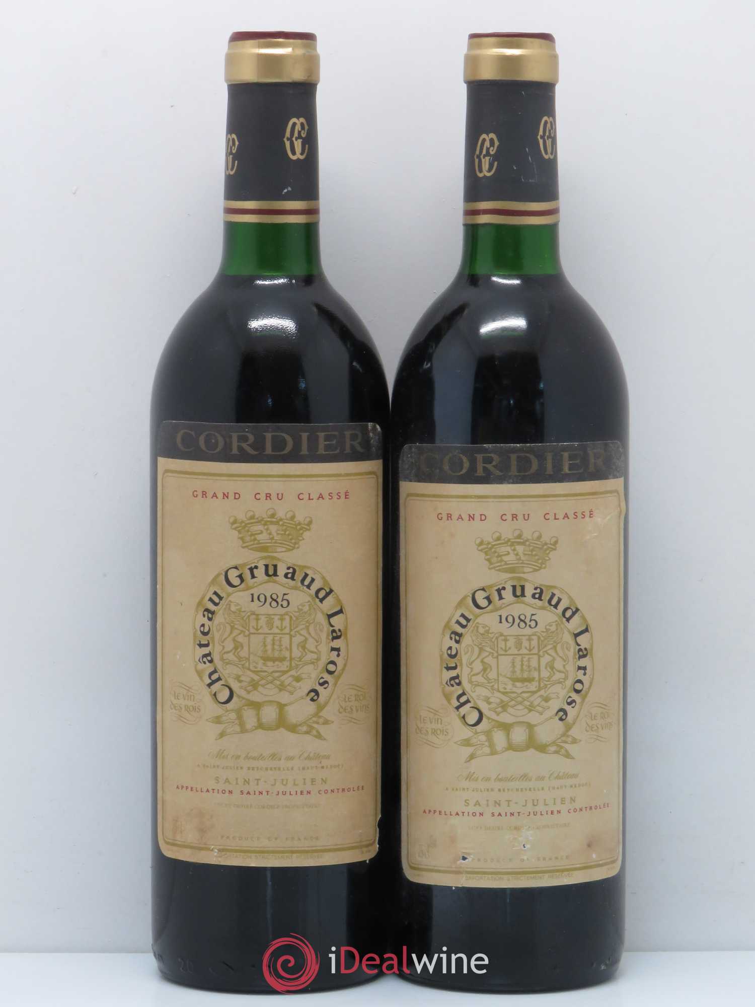 Château Gruaud Larose 2ème Grand Cru Classé 1985 - Lot de 2 bouteilles - 0