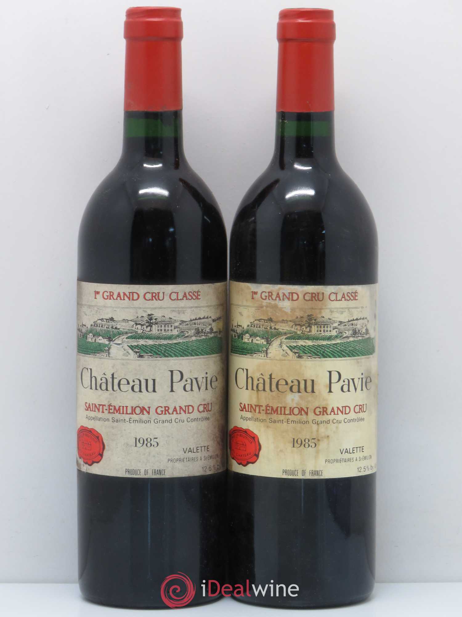 Château Pavie 1er Grand Cru Classé A 1985 - Lot de 2 bouteilles - 0
