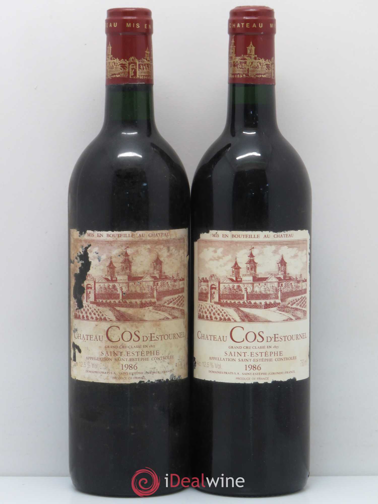 Cos d'Estournel 2ème Grand Cru Classé 1986 - Lot de 2 bouteilles - 0