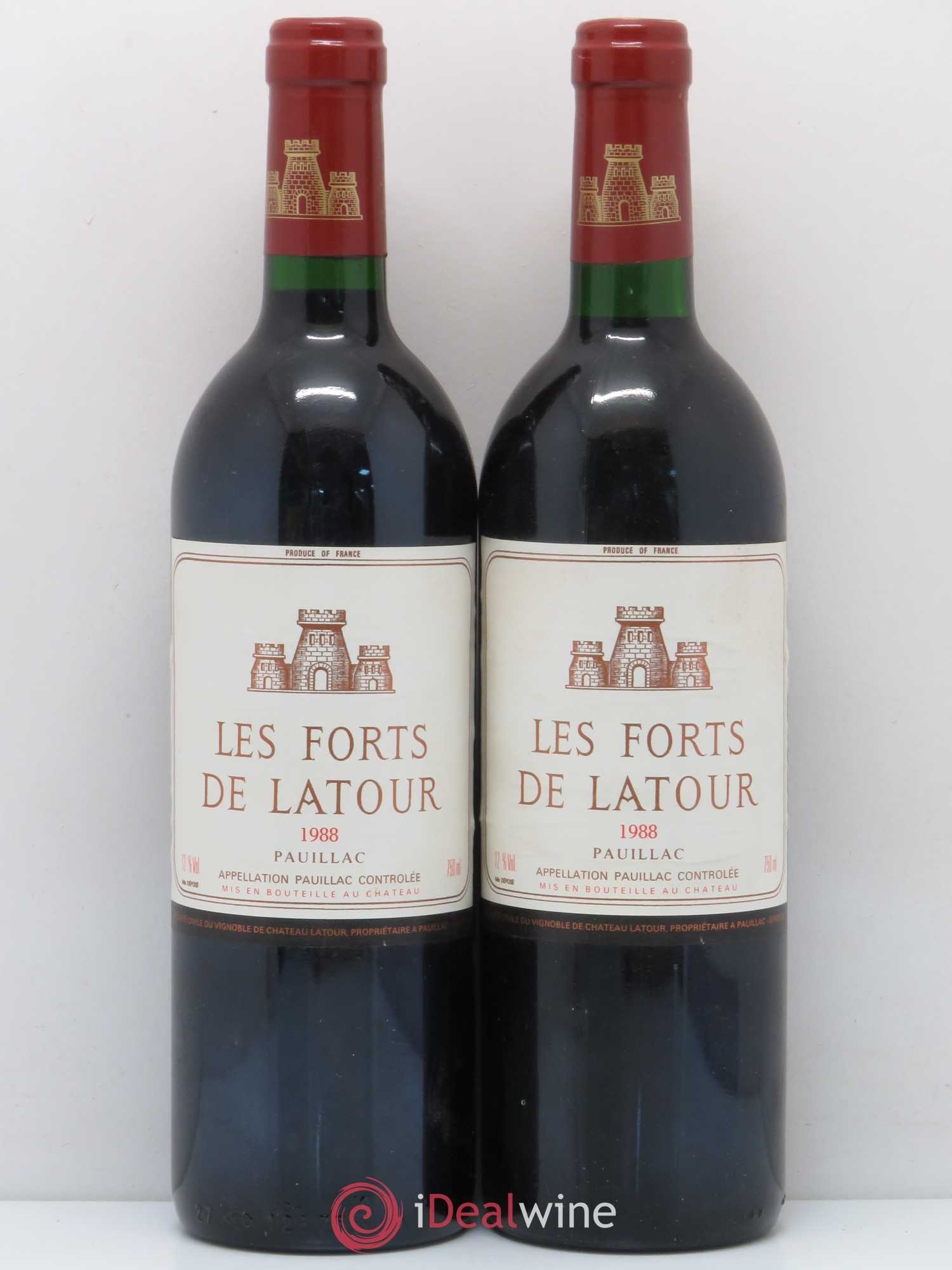 Les Forts de Latour Second Vin 1988 - Lot de 2 bouteilles - 0