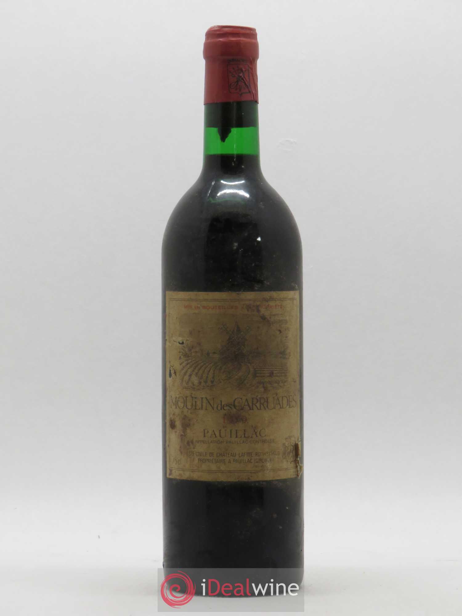 Moulin des Carruades Second Vin 1979 - Lot de 1 bouteille - 0