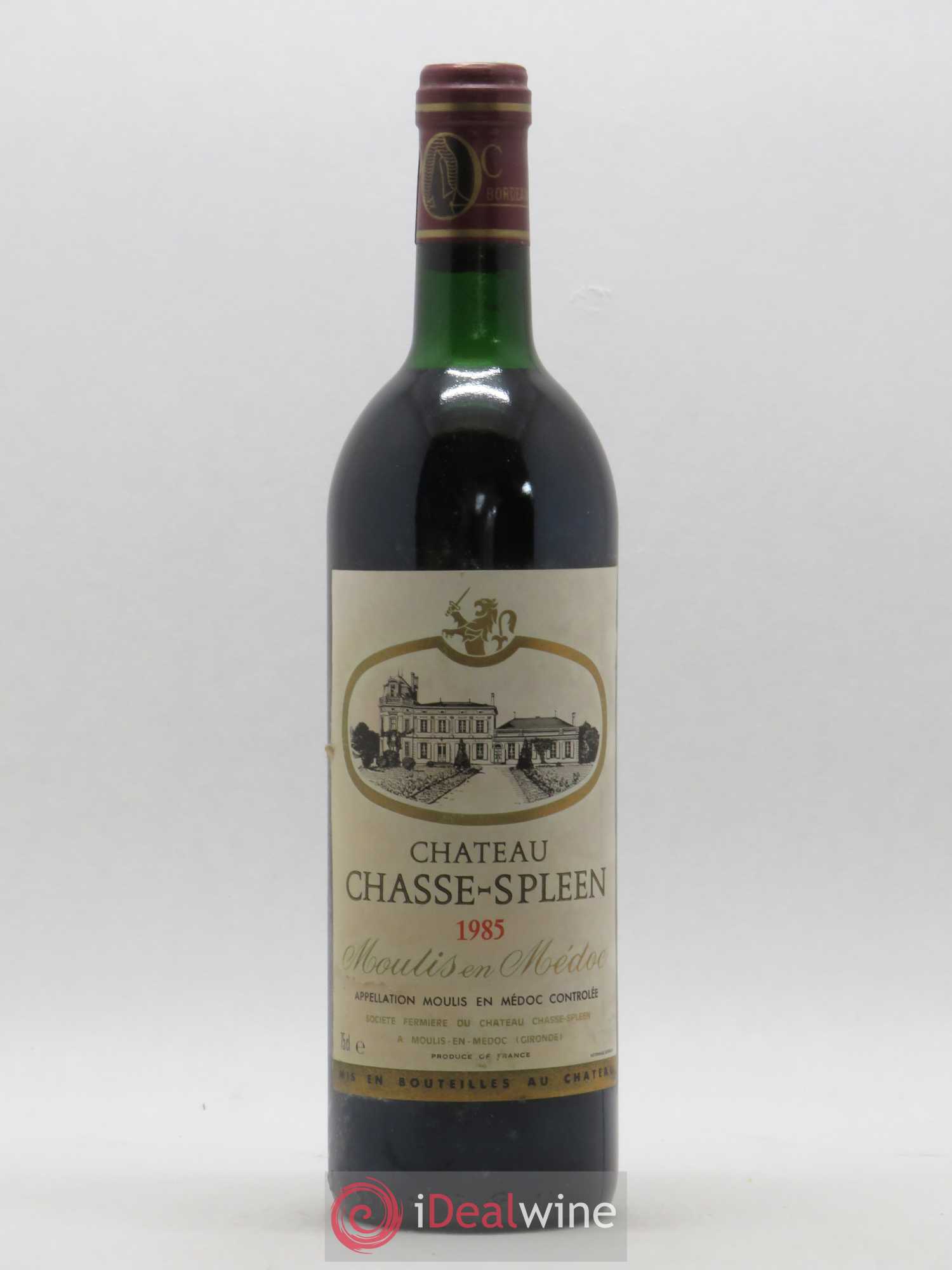 Château Chasse Spleen 1985 - Lot de 1 bouteille - 0