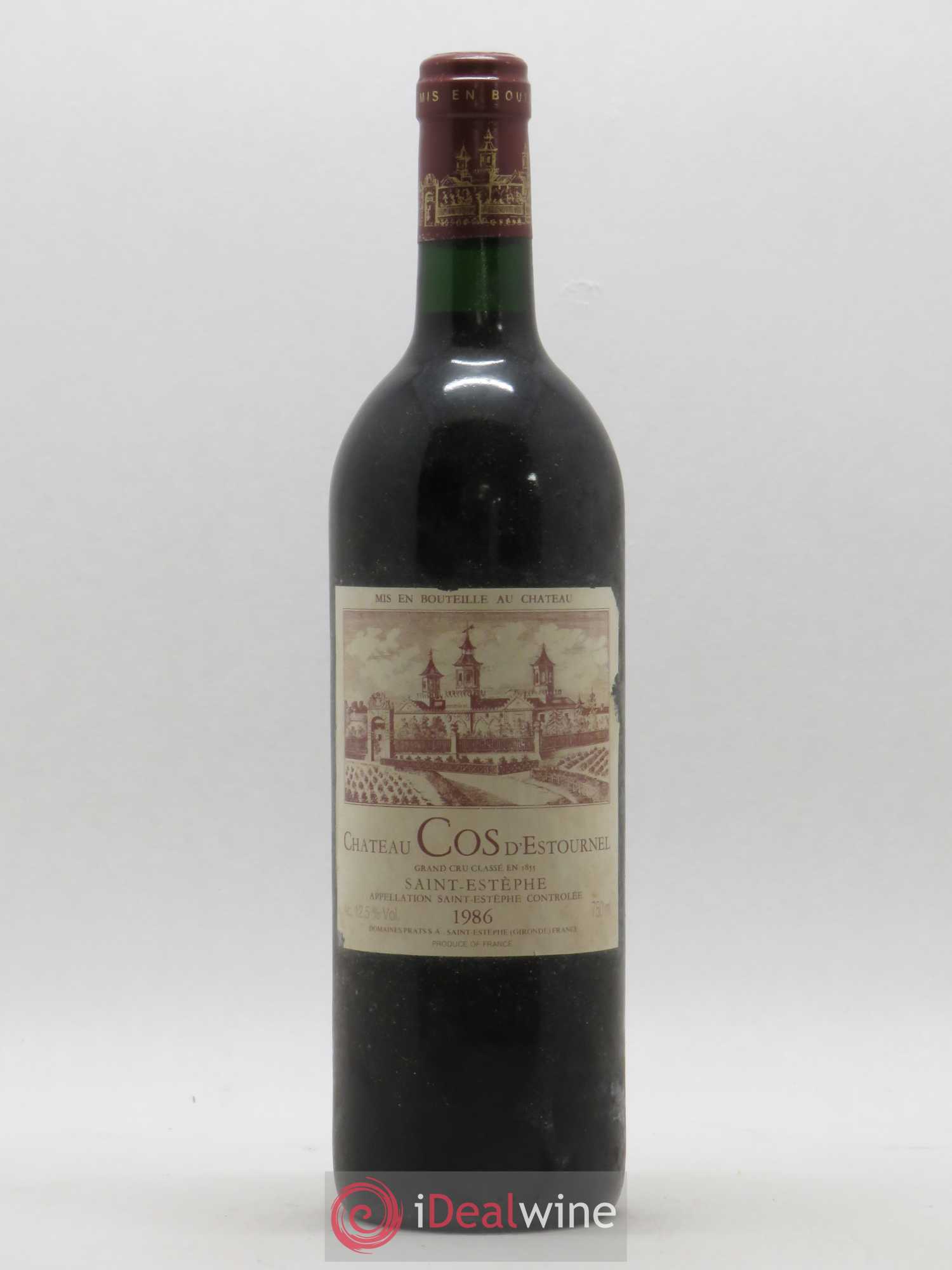 Cos d'Estournel 2ème Grand Cru Classé 1986 - Lot de 1 bouteille - 0