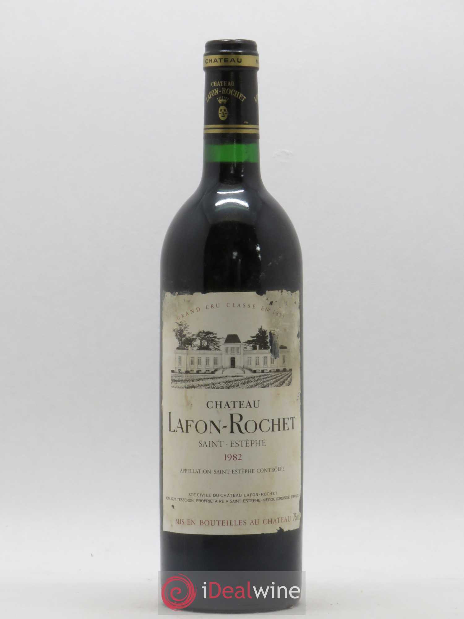 Château Lafon Rochet 4ème Grand Cru Classé 1982 - Lot de 1 bouteille - 0