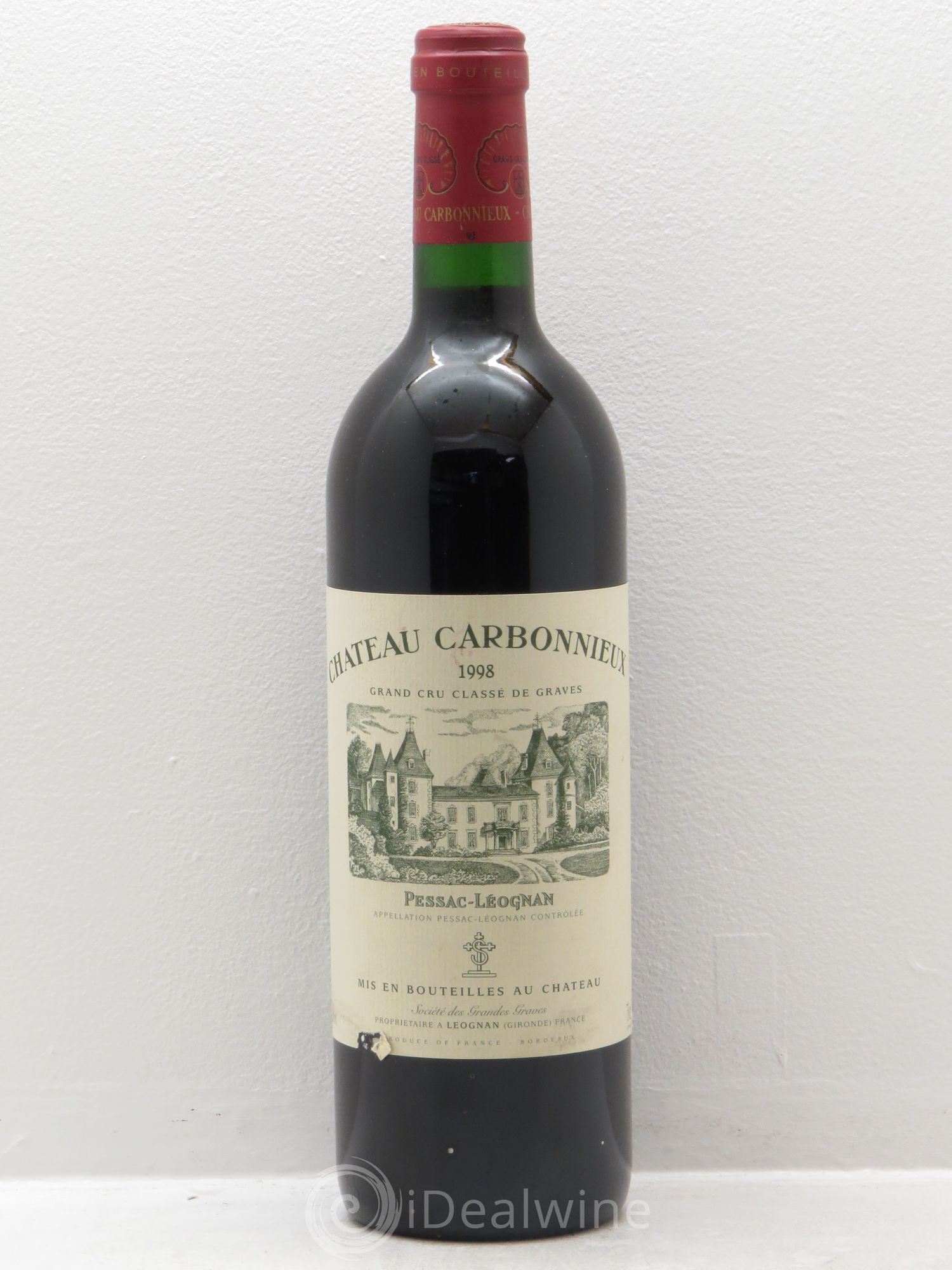 Château Carbonnieux Cru Classé de Graves 1998 - Lot de 1 bouteille - 0