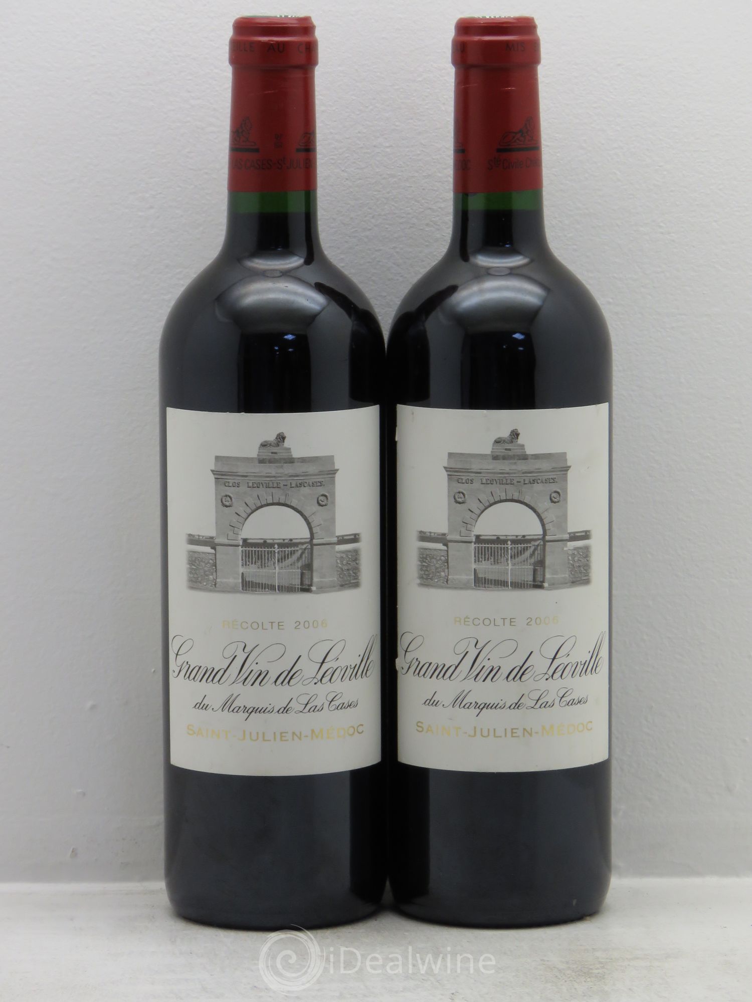Château Léoville Las Cases 2ème Grand Cru Classé 2006 - Lot de 2 bouteilles - 0