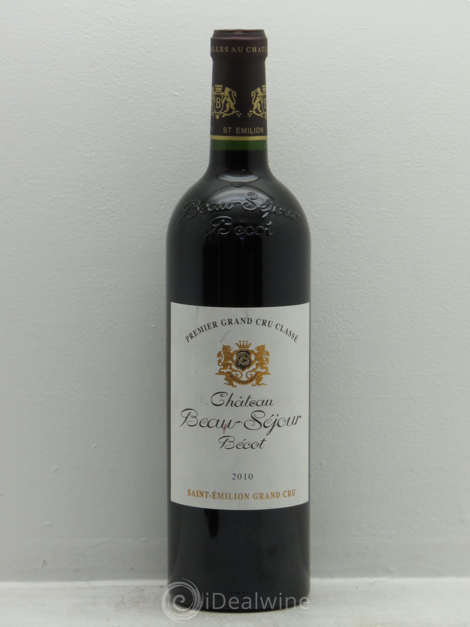 Château Beau-Séjour Bécot 1er Grand Cru Classé B 2010 - Lot de 6 bouteilles - 0