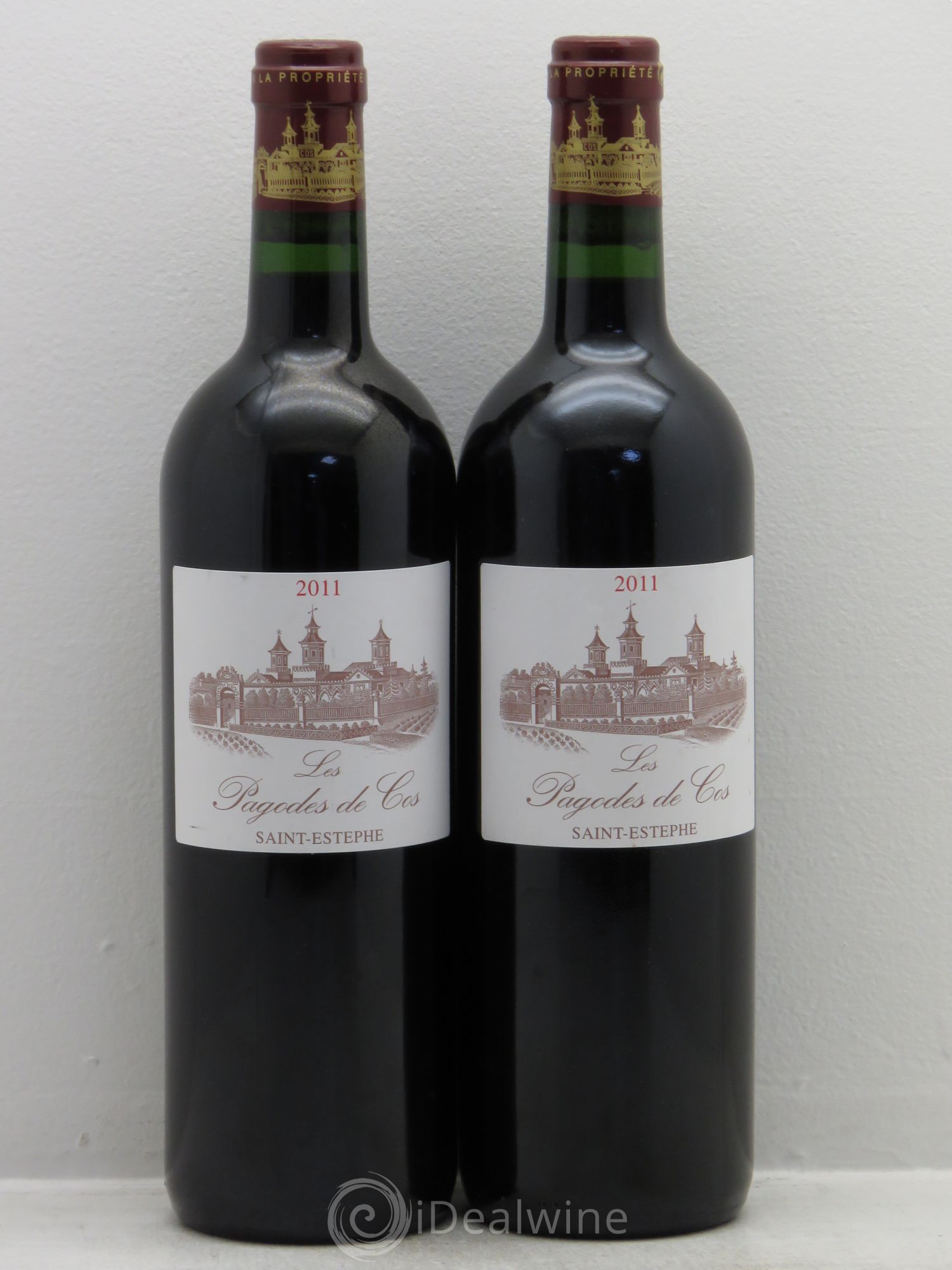 Les Pagodes de Cos Second Vin 2011 - Lot of 2 bottles - 0