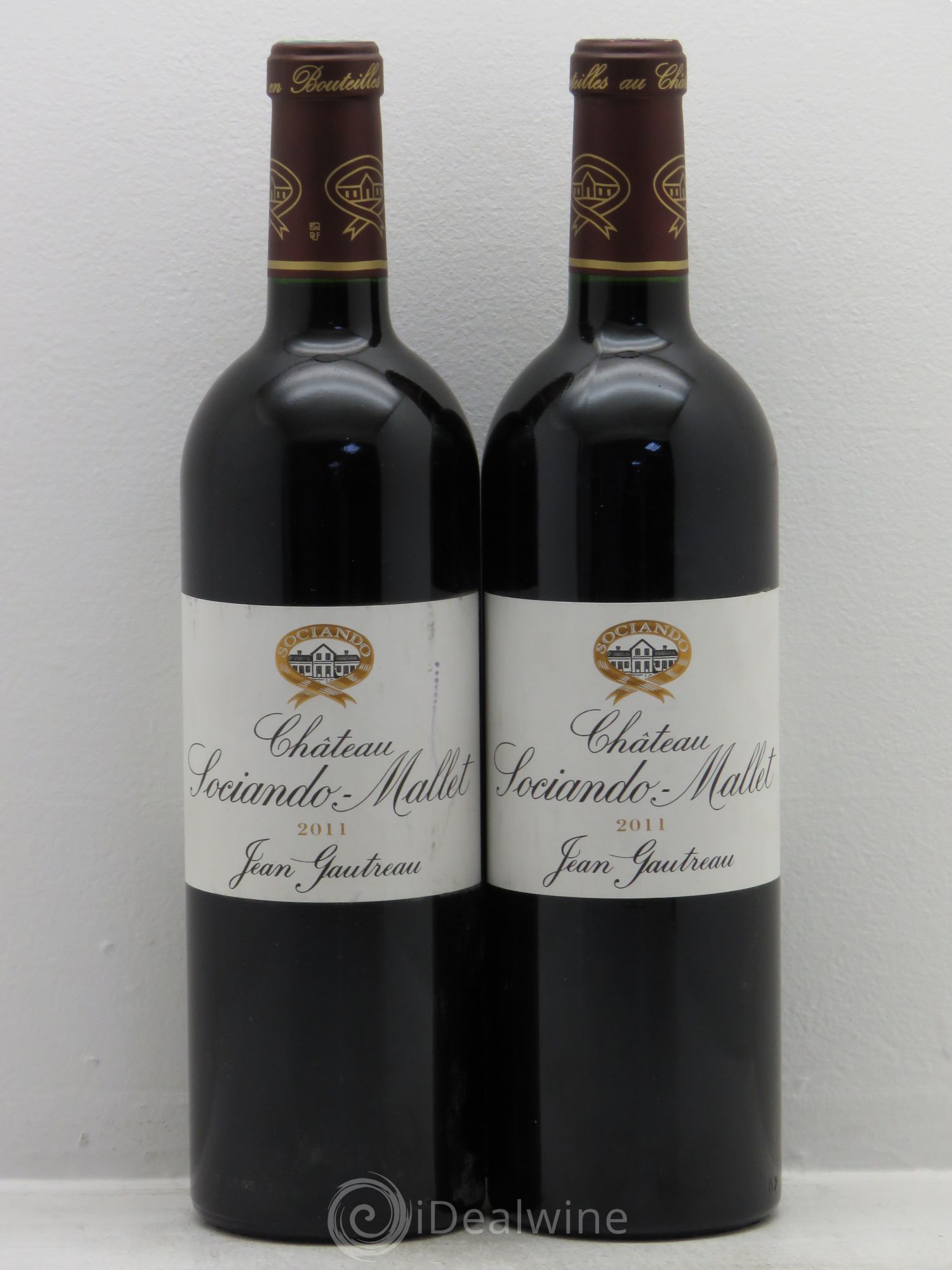 Château Sociando Mallet 2011 - Lot de 2 bouteilles - 0