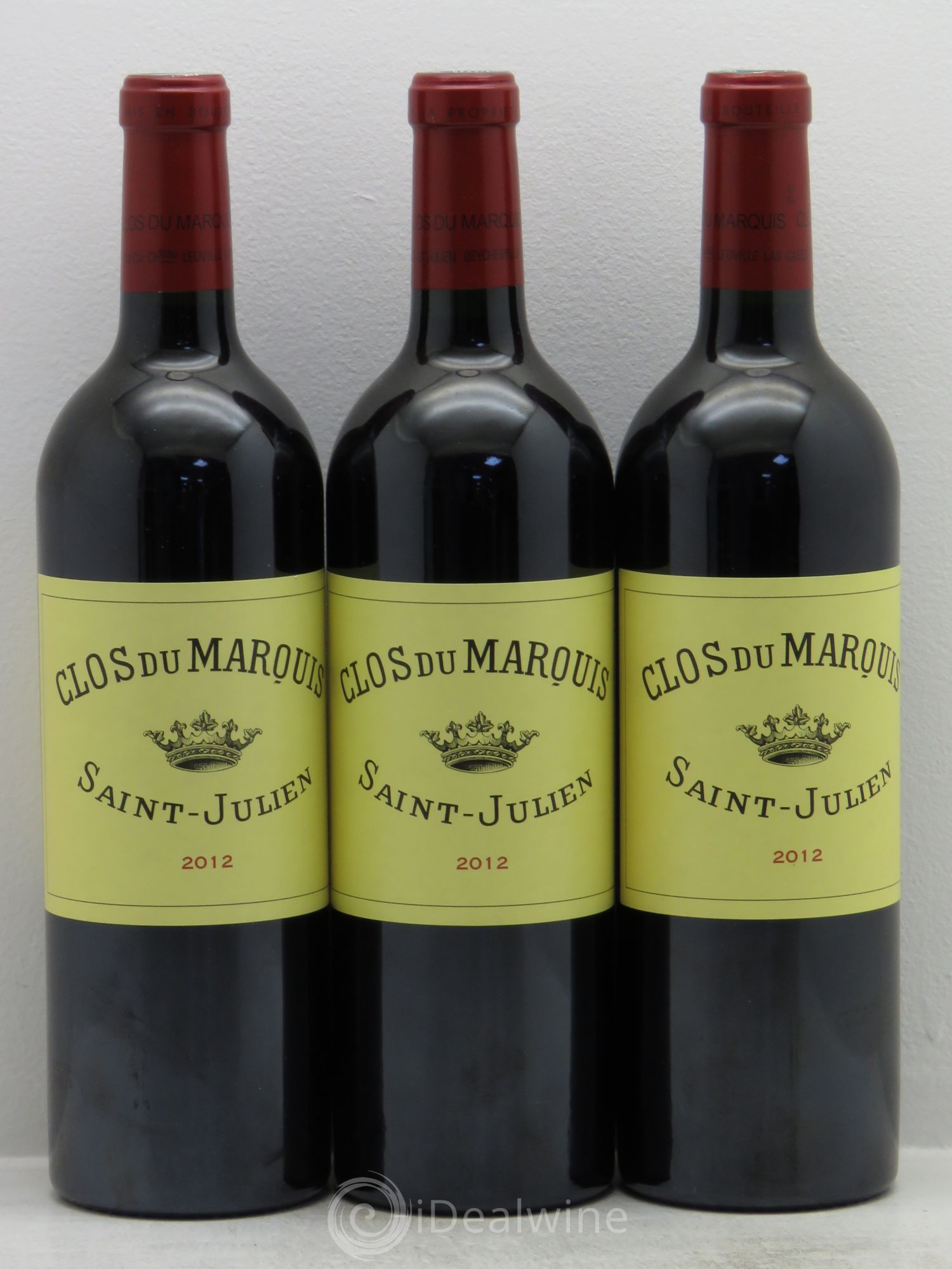 Clos du Marquis 2012 - Lot de 3 bouteilles - 0