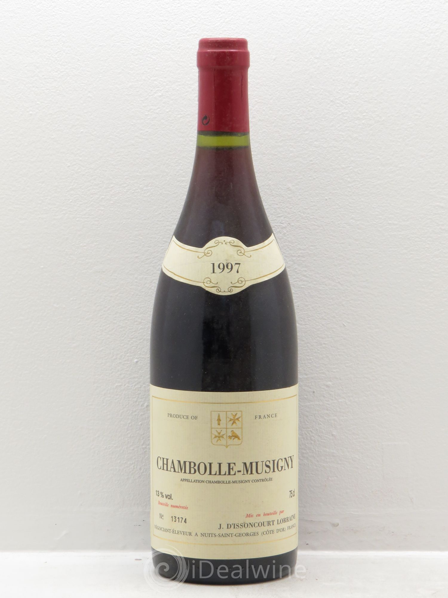 Chambolle-Musigny J.D'Issoncourt Lorraine 1997 - Posten von 1 Flasche - 0