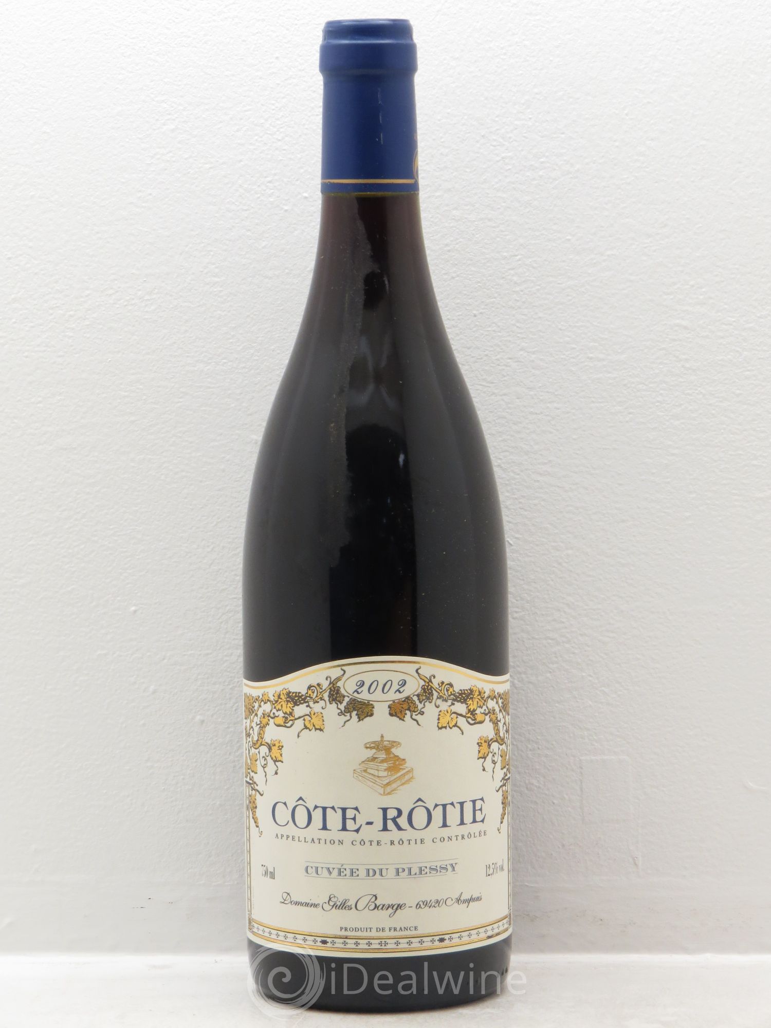 Côte-Rôtie Domaine Barge Cuvée du Plessy 2002 - Posten von 12 Flaschen - 0