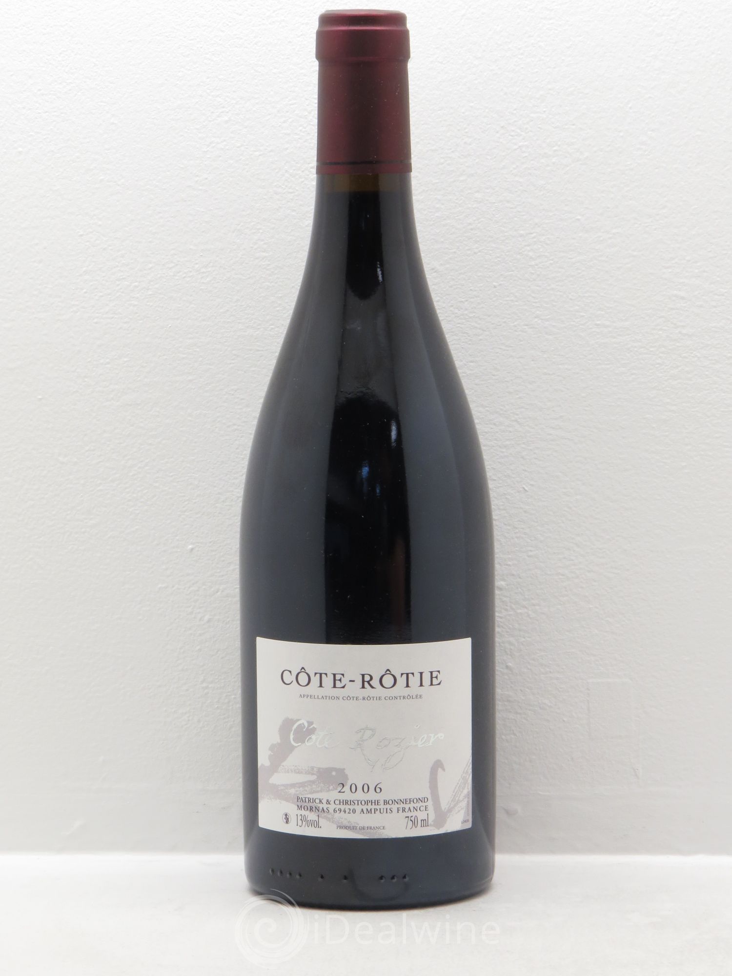 Côte-Rôtie Côte Rozier Domaine Bonnefond 2006 - Lot de 1 bouteille - 0