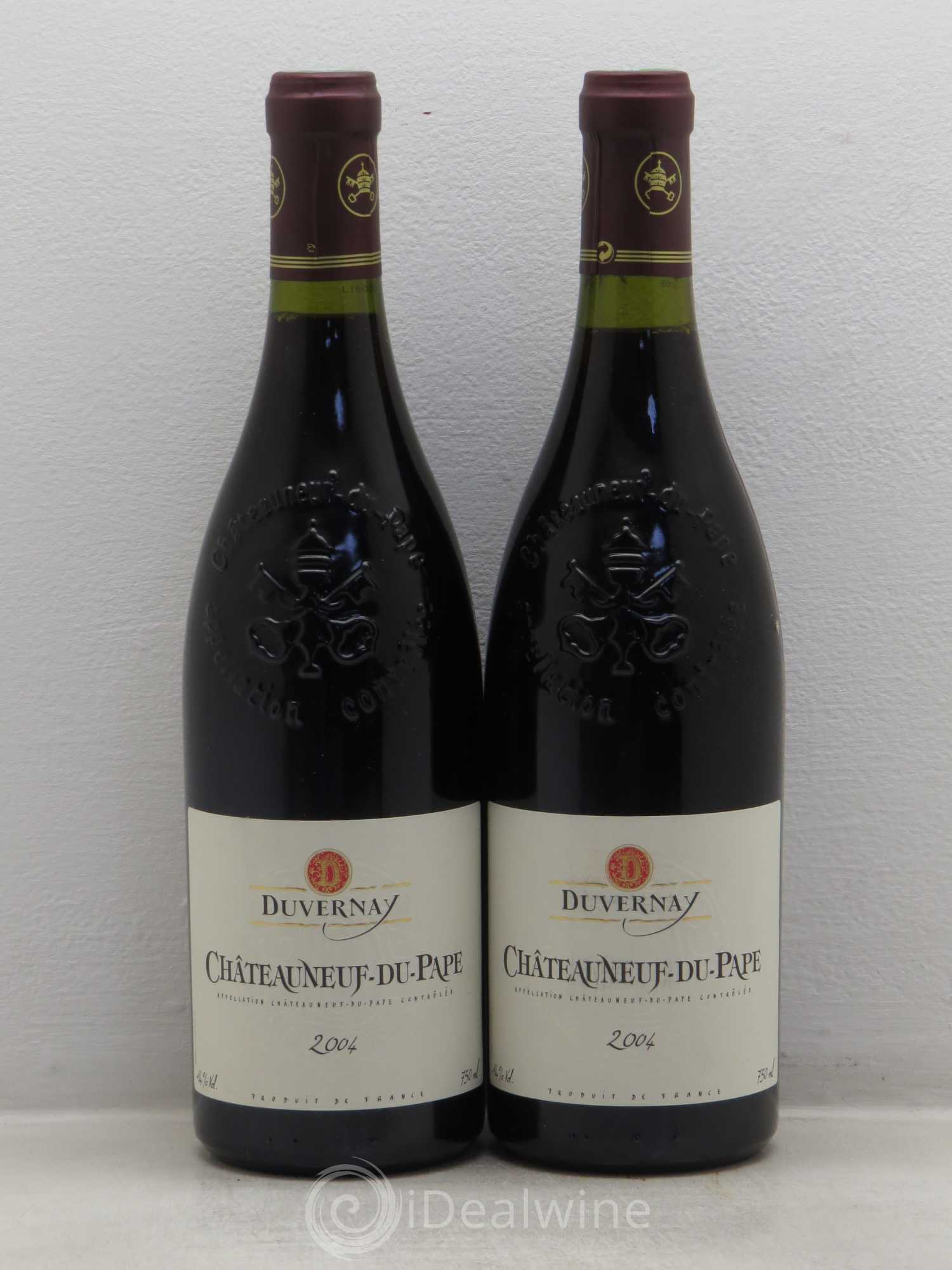Châteauneuf-du-Pape Duvernay 2004 - Posten von 2 Flaschen - 0