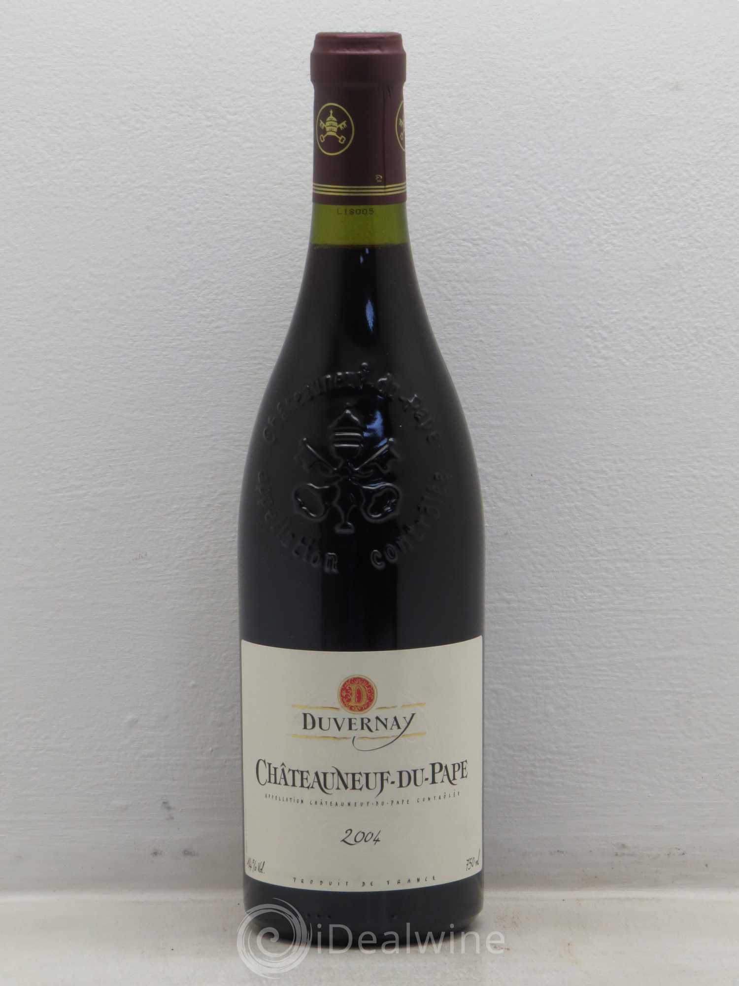 Châteauneuf-du-Pape Duvernay 2004 - Lot de 1 bouteille - 0