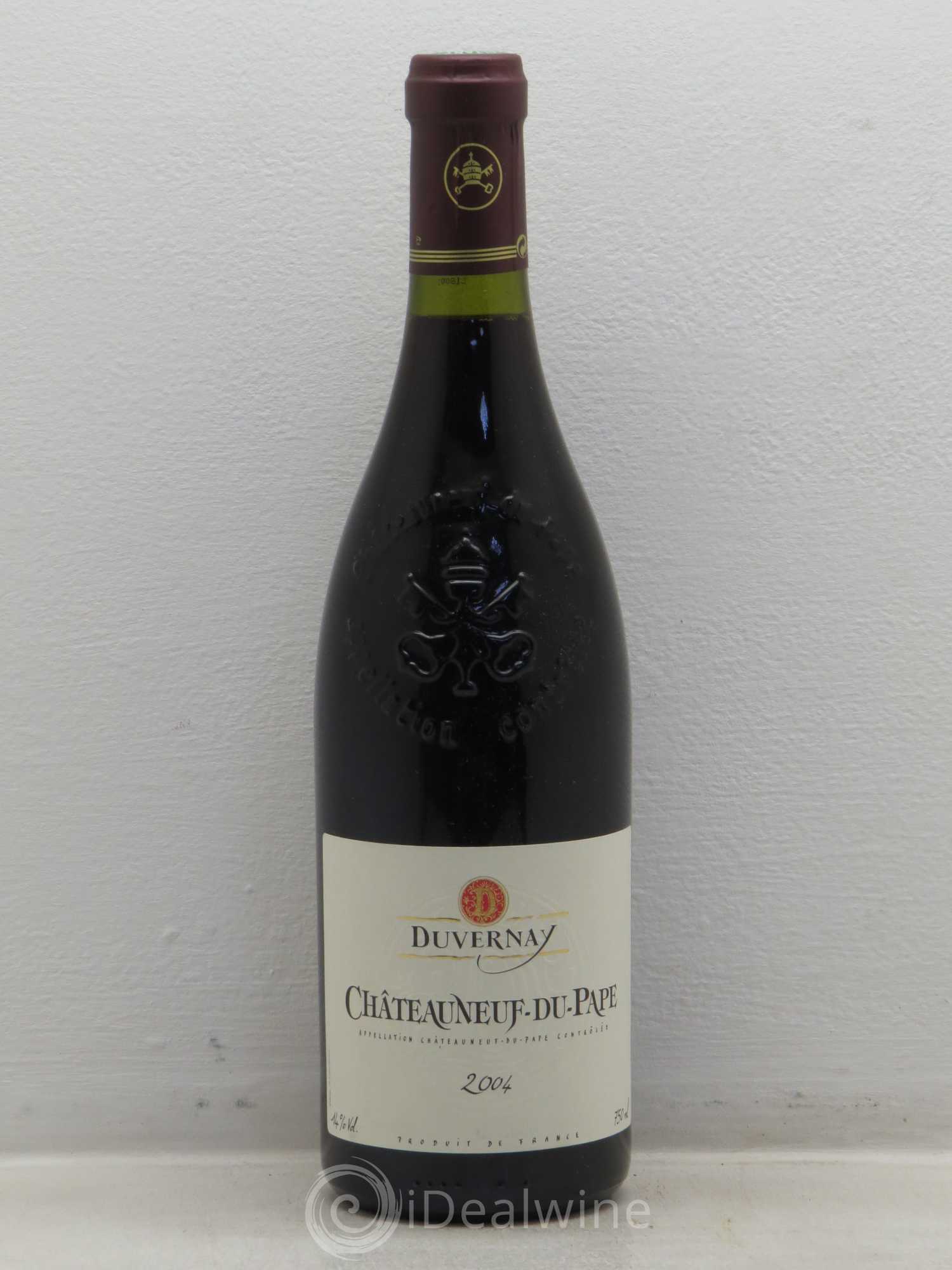 Châteauneuf-du-Pape Duvernay 2004 - Lot de 1 bouteille - 0
