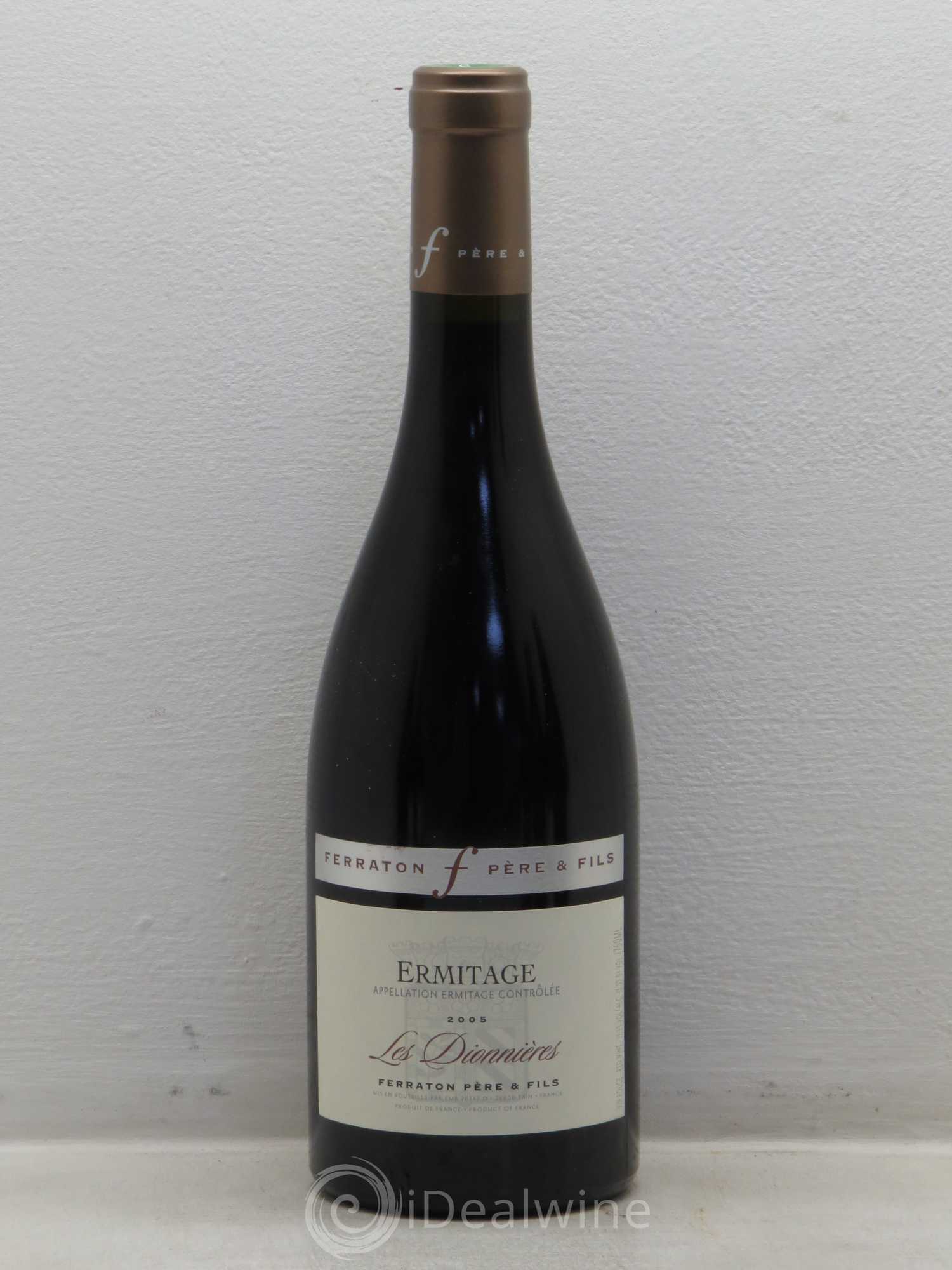 Hermitage Domaine Ferraton Les Dionnières 2005 - Posten von 6 Flaschen - 0