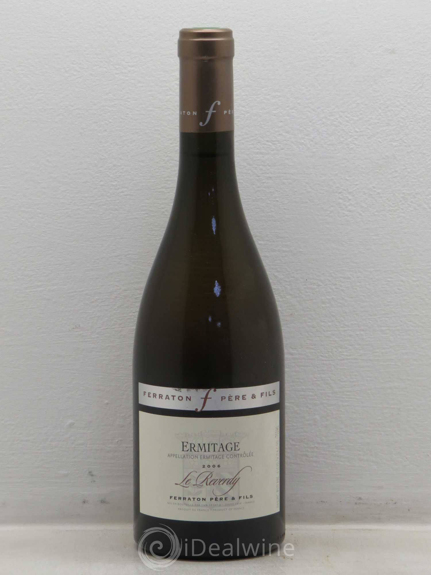 Hermitage Domaine Ferraton Le Reverdy 2006 - Lot de 6 bouteilles - 0