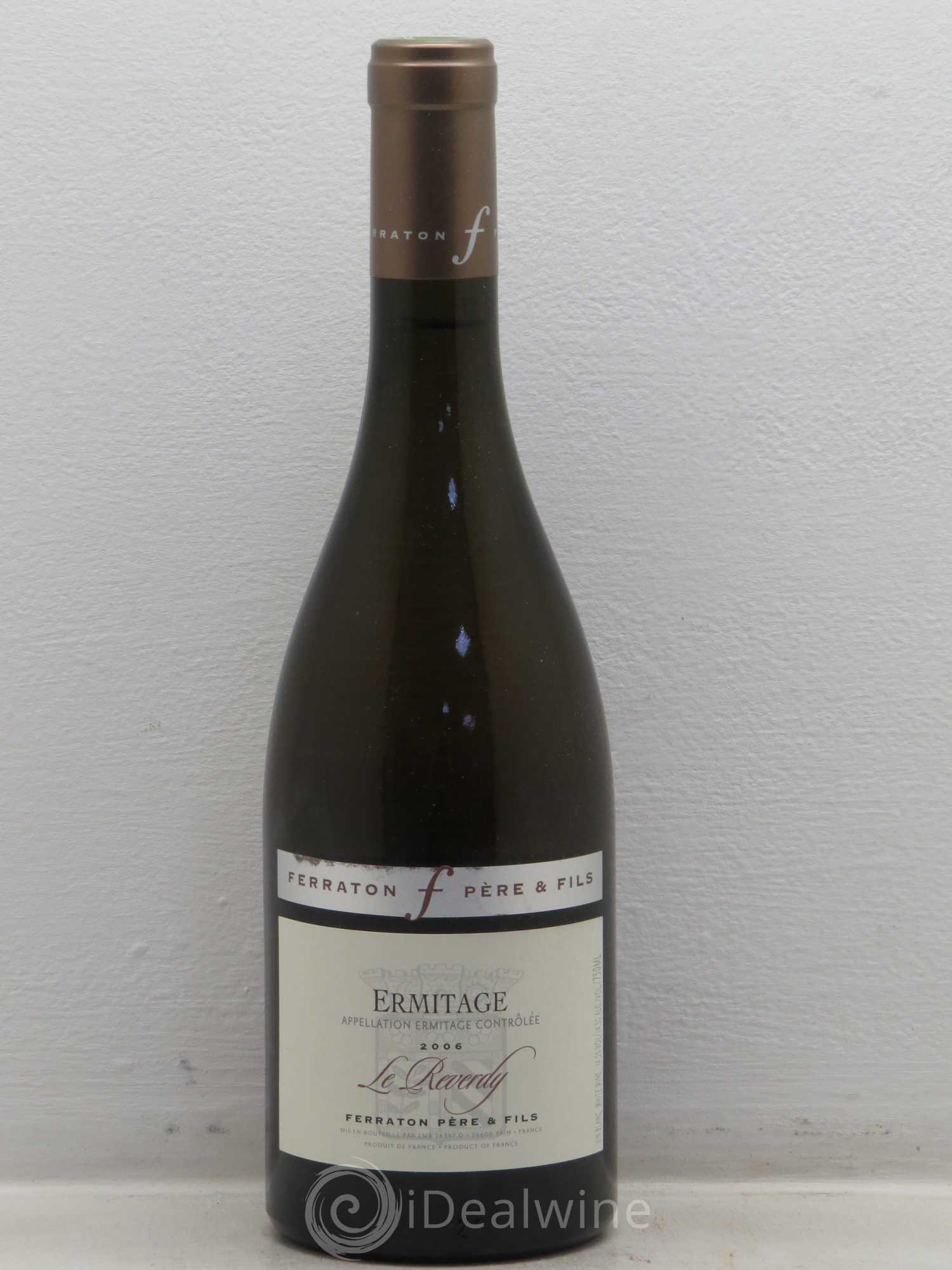 Hermitage Domaine Ferraton Le Reverdy 2006 - Lot de 6 bouteilles - 0