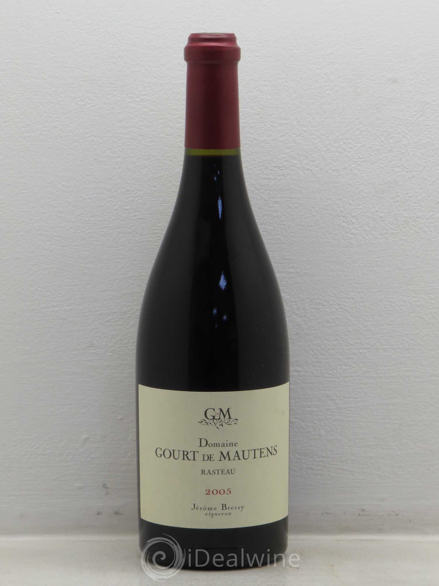 Rasteau Domaine Gourt de Mautens - Jérôme Bressy 2005 - Lot de 6 bouteilles - 0