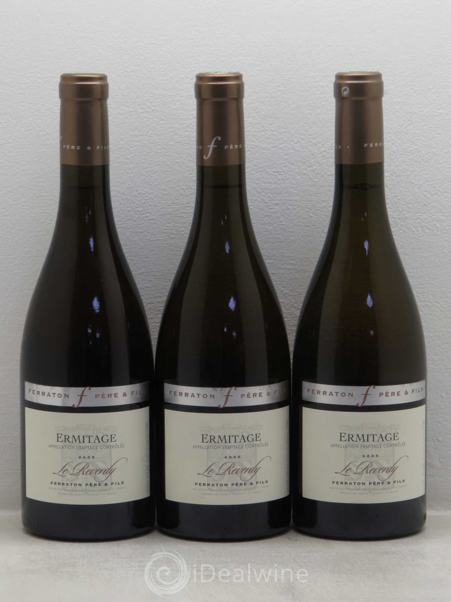 Hermitage Le Reverdy - Domaine Ferraton 2005 - Lot de 3 bouteilles - 0