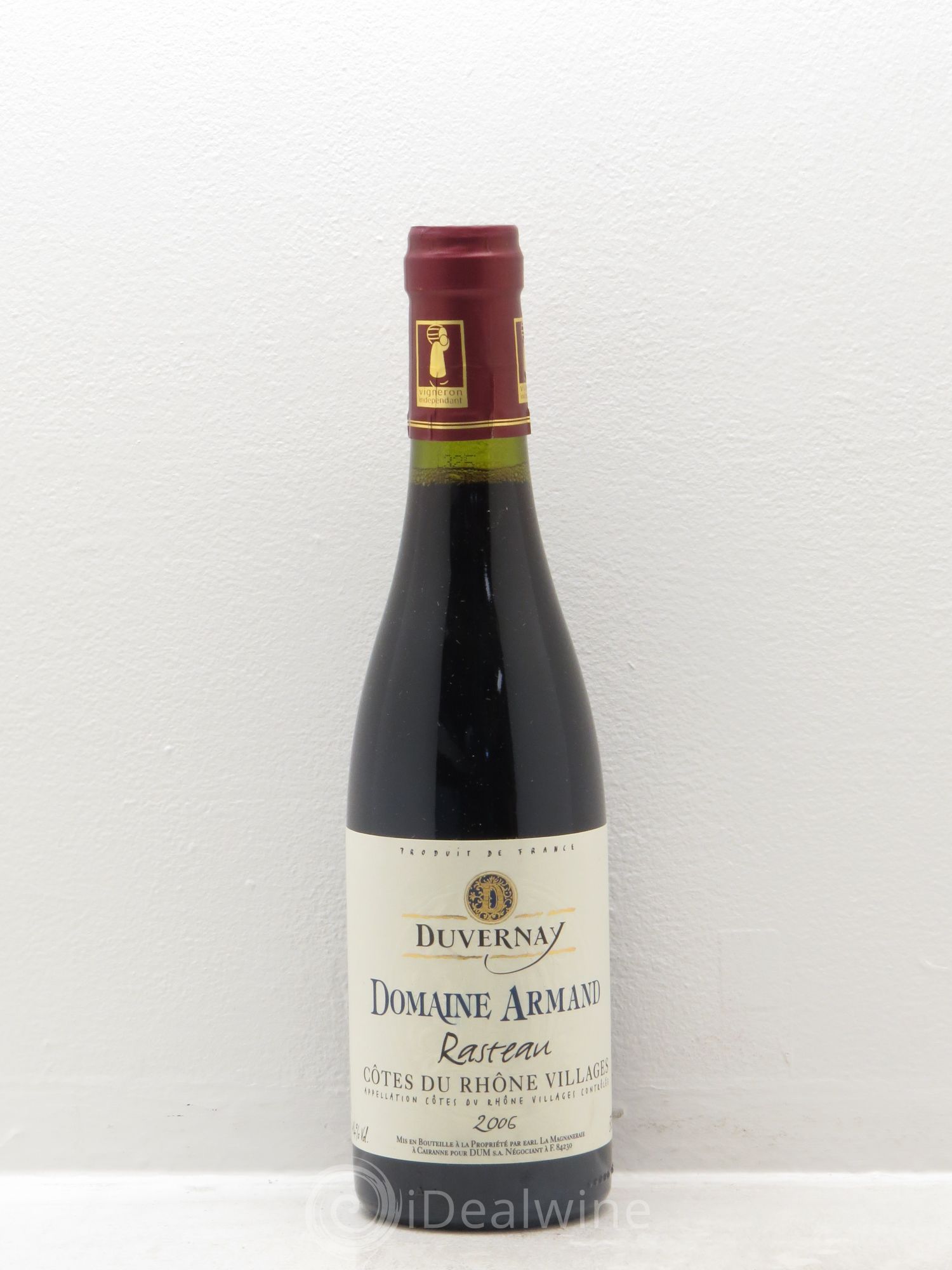Rasteau Domaine Armand Duvernay 2006 - Lot de 12 demi bouteilles - 0