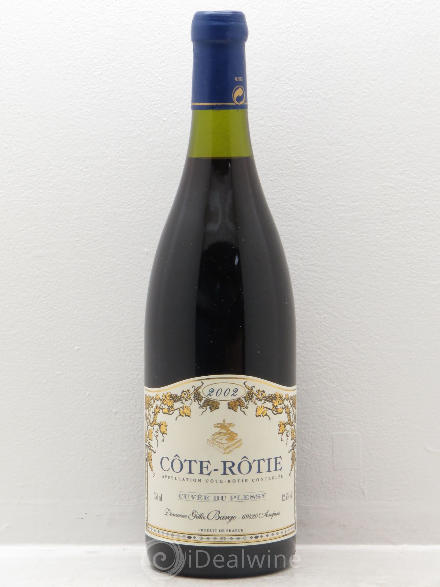 Côte-Rôtie Domaine Barge Cuvée du Plessy 2002 - Posten von 12 Flaschen - 0