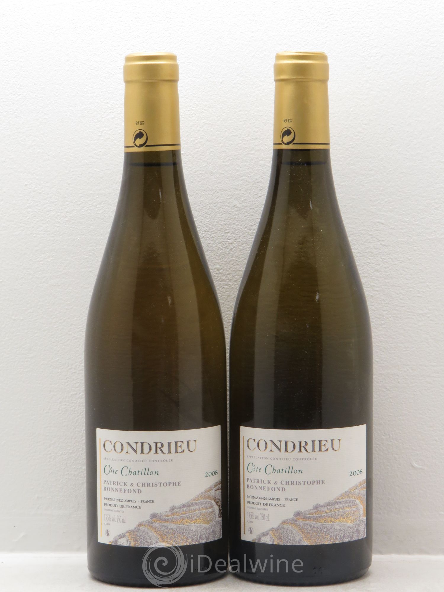 Condrieu Côte Chatillon 2008 - Lot de 2 bouteilles - 0