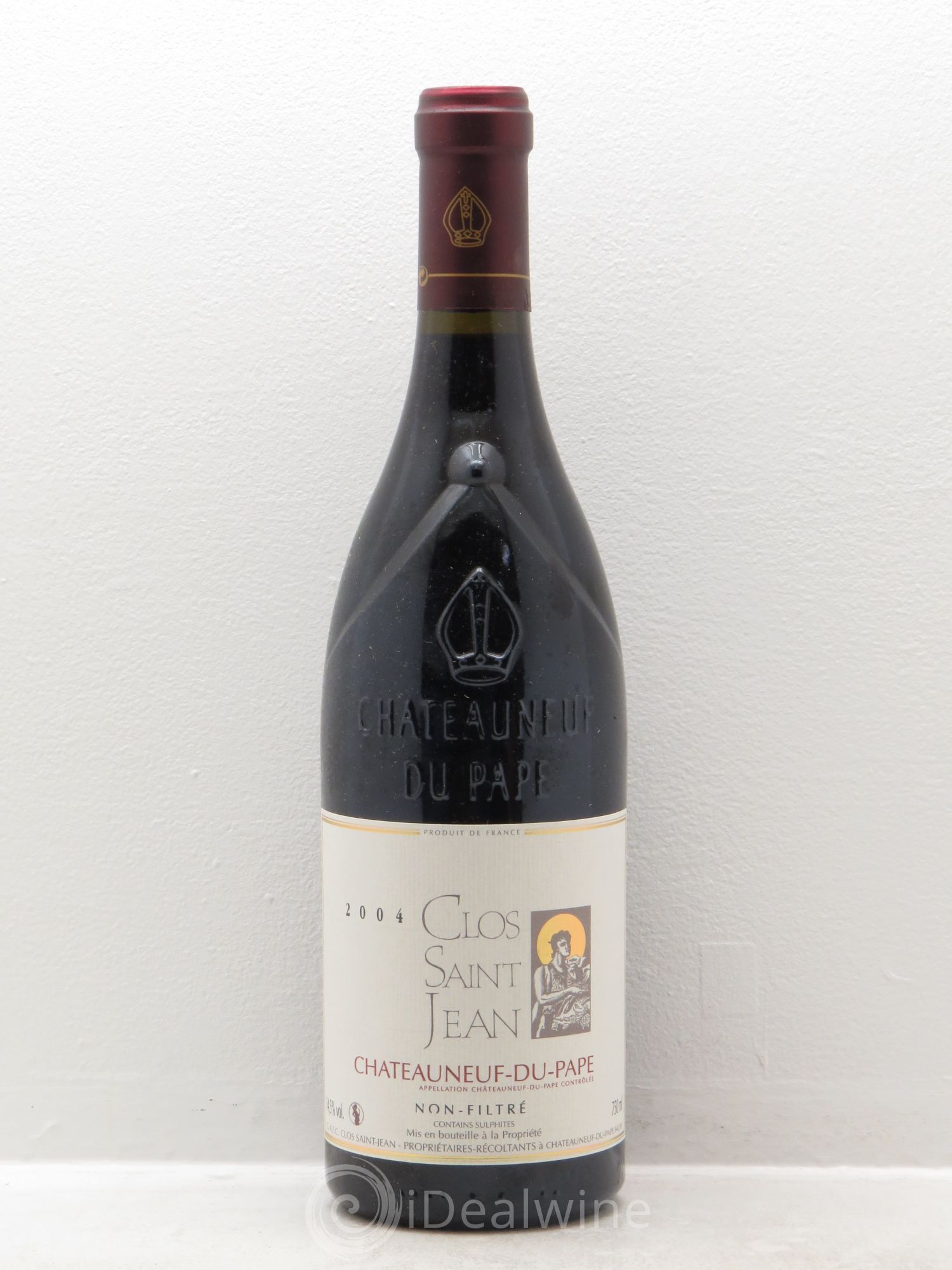 Châteauneuf-du-Pape Clos Saint-Jean Pascal et Vincent Maurel 2004 - Lot de 12 bouteilles - 0