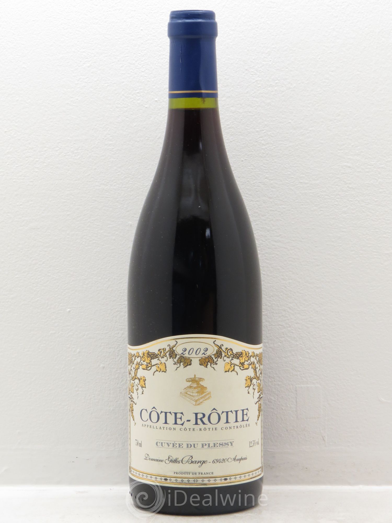 Côte-Rôtie Domaine Barge Cuvée du Plessy 2002 - Posten von 12 Flaschen - 0
