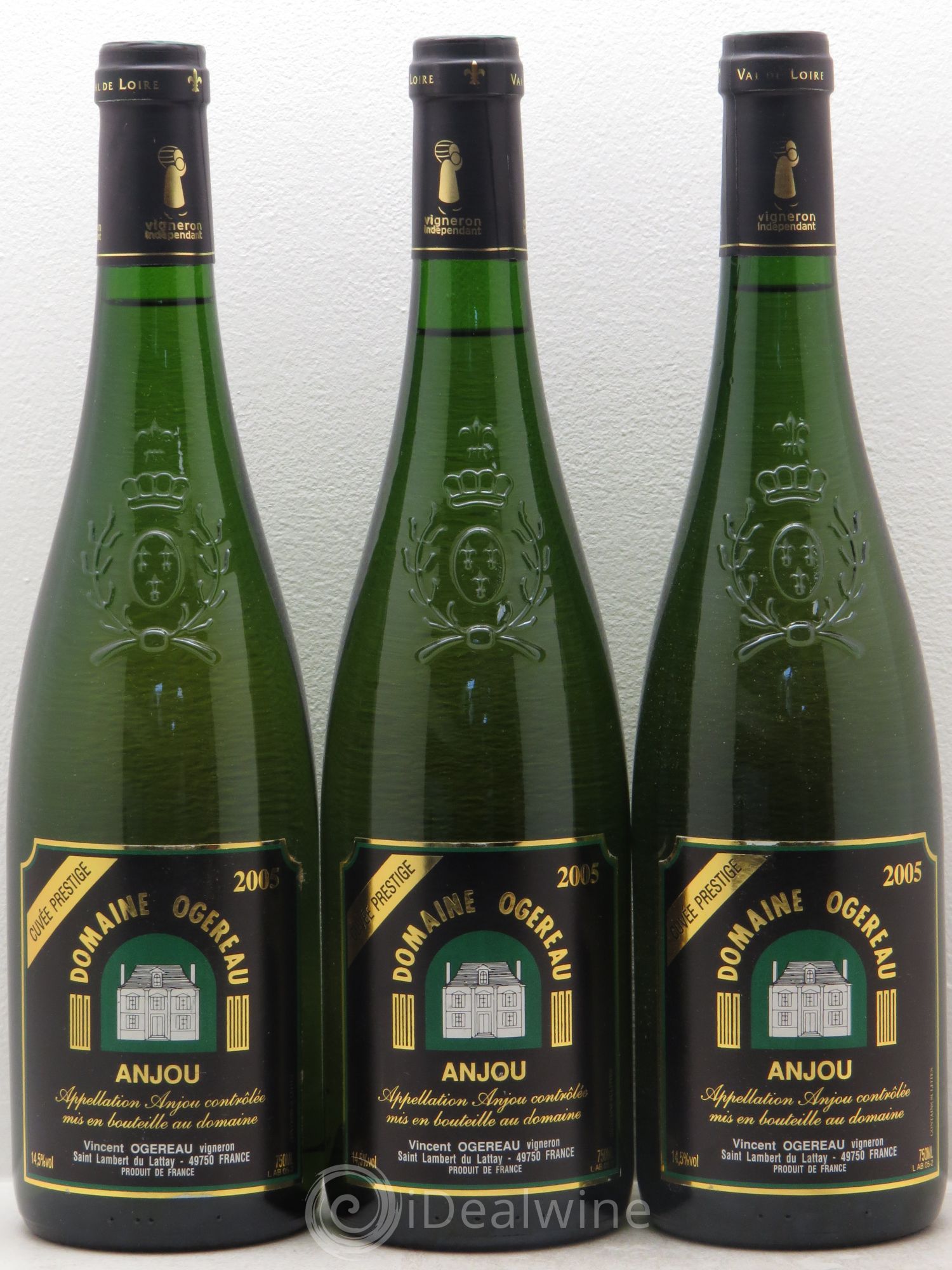 Anjou Domaine Ogereau cuvée Prestige 2005 - Posten von 3 Flaschen - 0