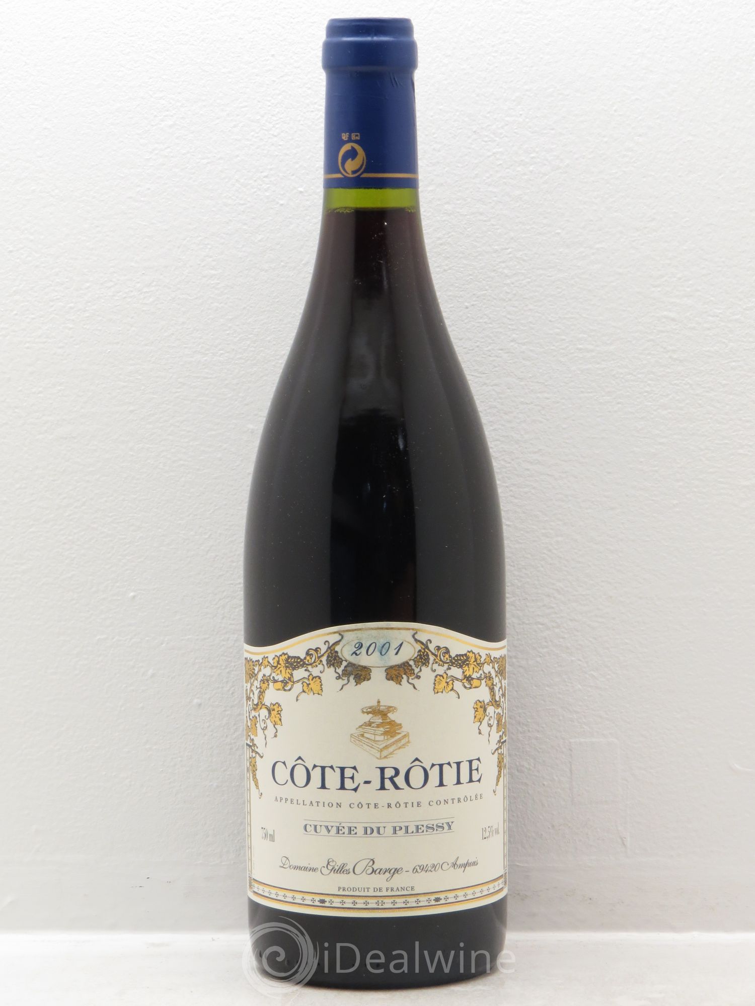Côte-Rôtie Domaine Barge Cuvée du Plessy 2001 - Posten von 12 Flaschen - 0