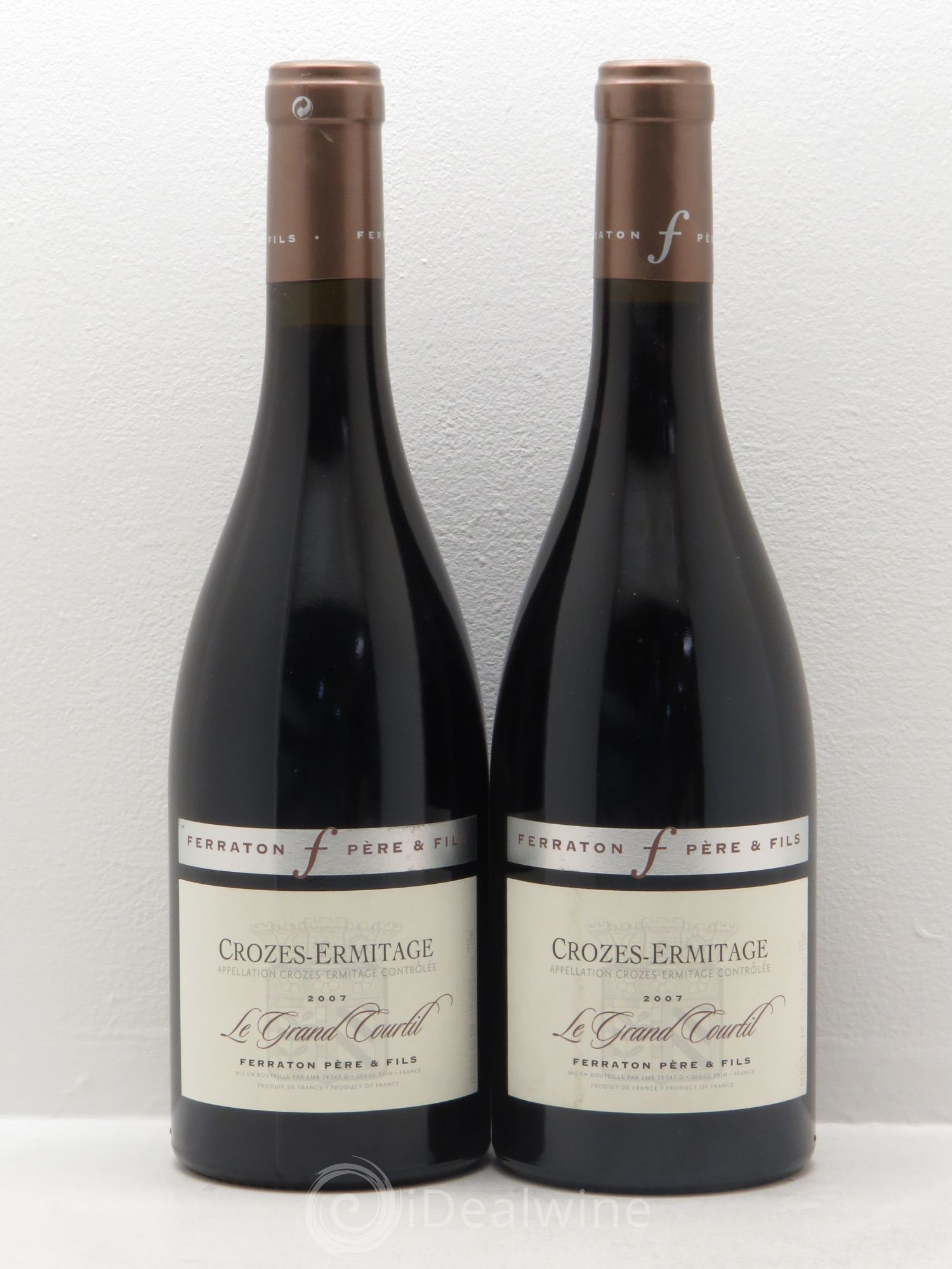Crozes-Hermitage Le Grand Courtil 2007 - Posten von 2 Flaschen - 0