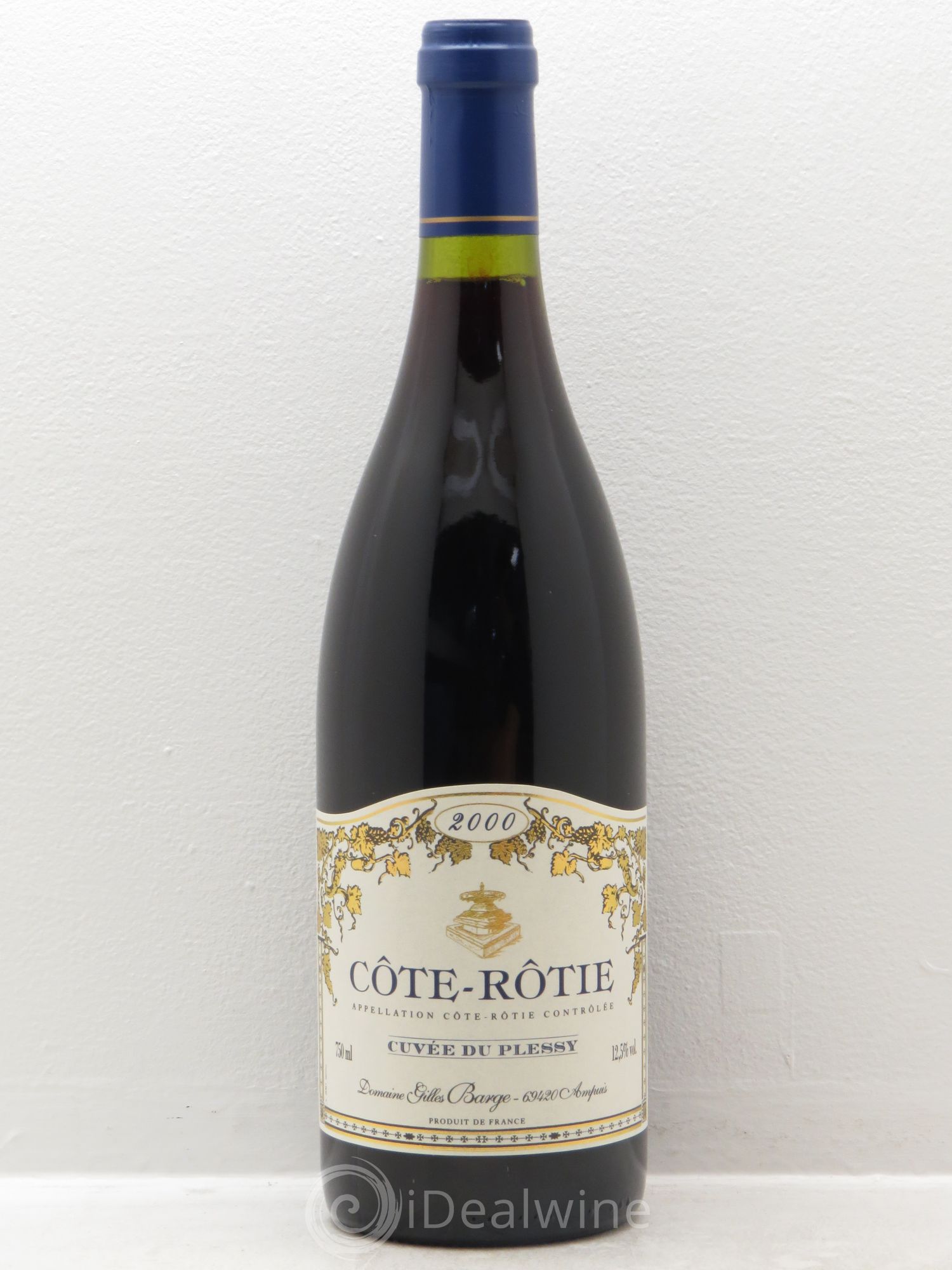 Côte-Rôtie Domaine Barge Cuvée du Plessy 2000 - Posten von 12 Flaschen - 0