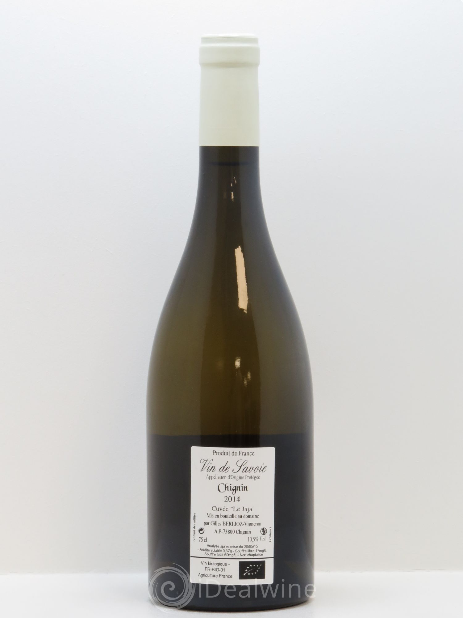 Vin de Savoie Chignin Le Jaja Gilles Berlioz 2014 - Lot de 1 bouteille - 1