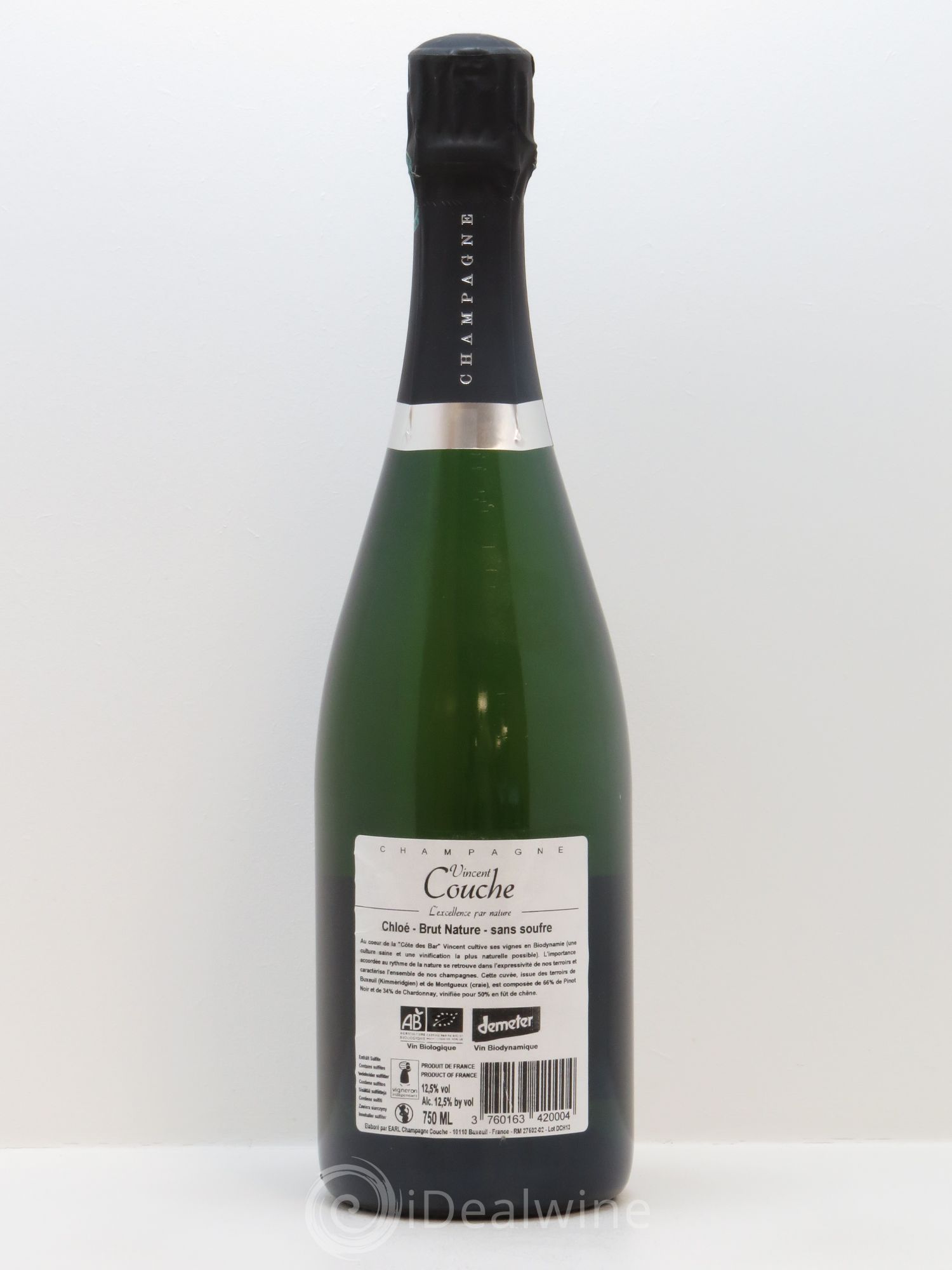 Chloé Brut Nature Vincent Couche - Lot de 1 bouteille - 1