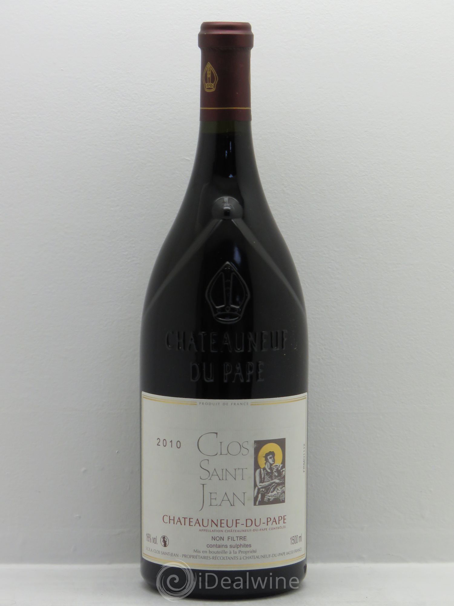 Châteauneuf-du-Pape Clos Saint-Jean Pascal et Vincent Maurel 2010 - Lot de 1 magnum - 0