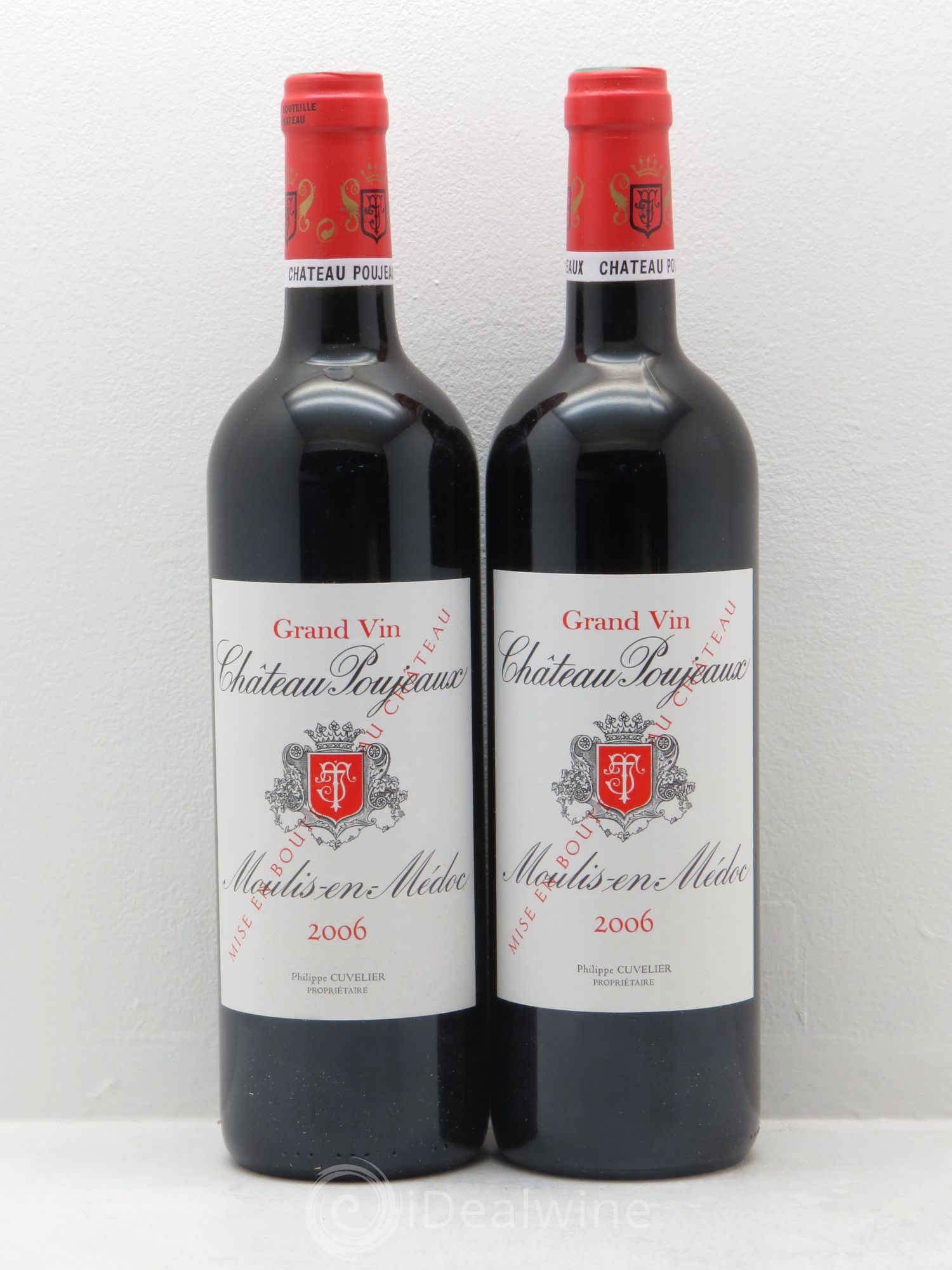 Château Poujeaux 2006 - Lot de 2 bouteilles - 0