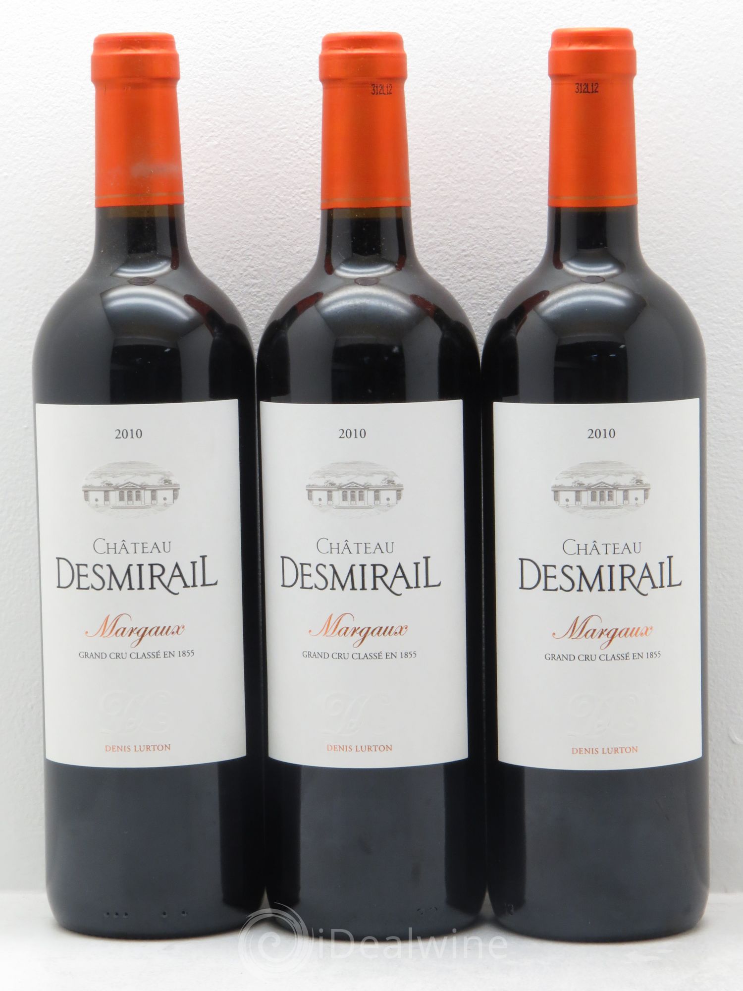 Château Desmirail 3ème Grand Cru Classé 2010 - Lot de 3 bouteilles - 0