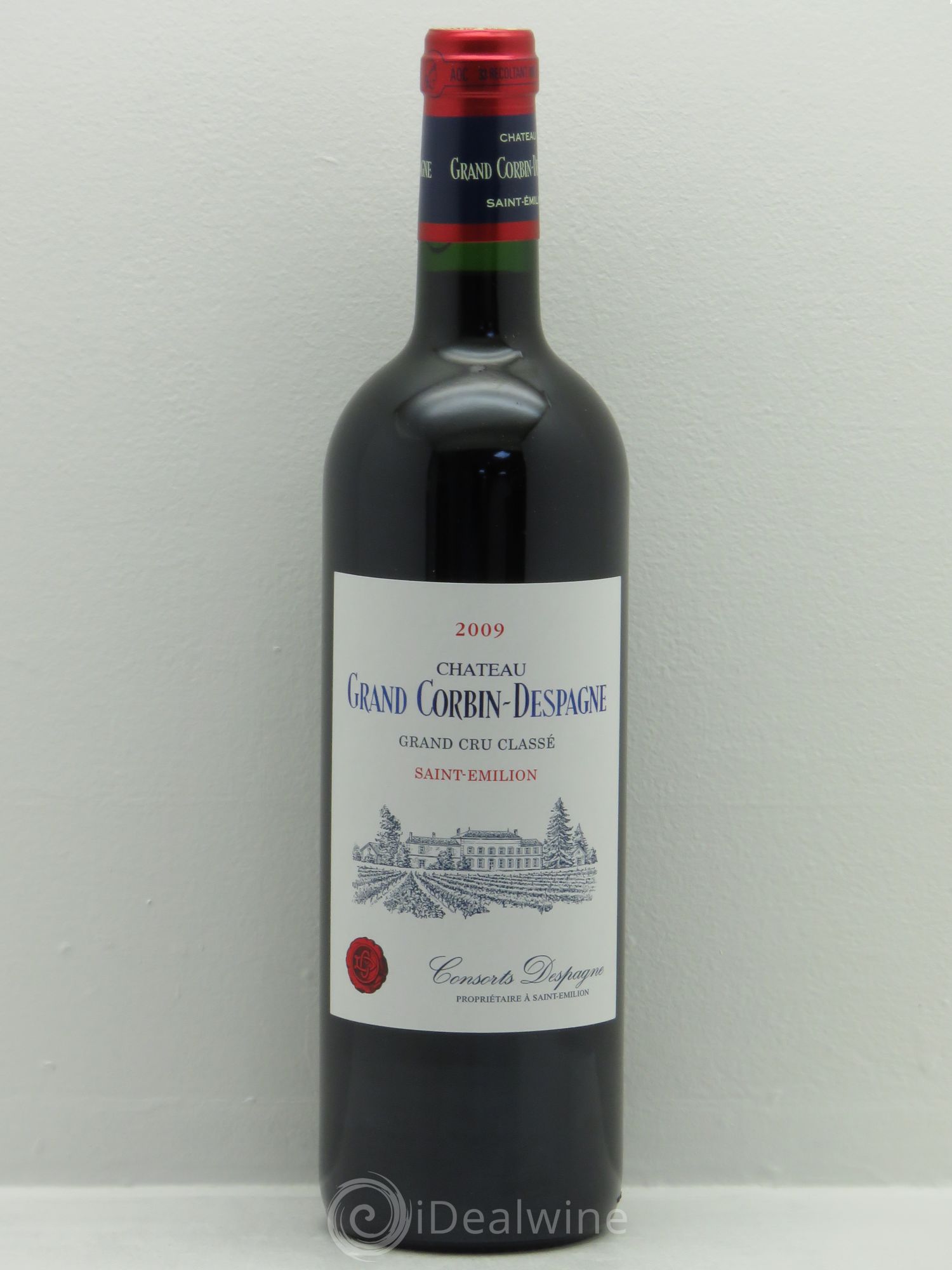 Château Grand Corbin Despagne Grand Cru Classé 2009 - Lot de 6 bouteilles - 0