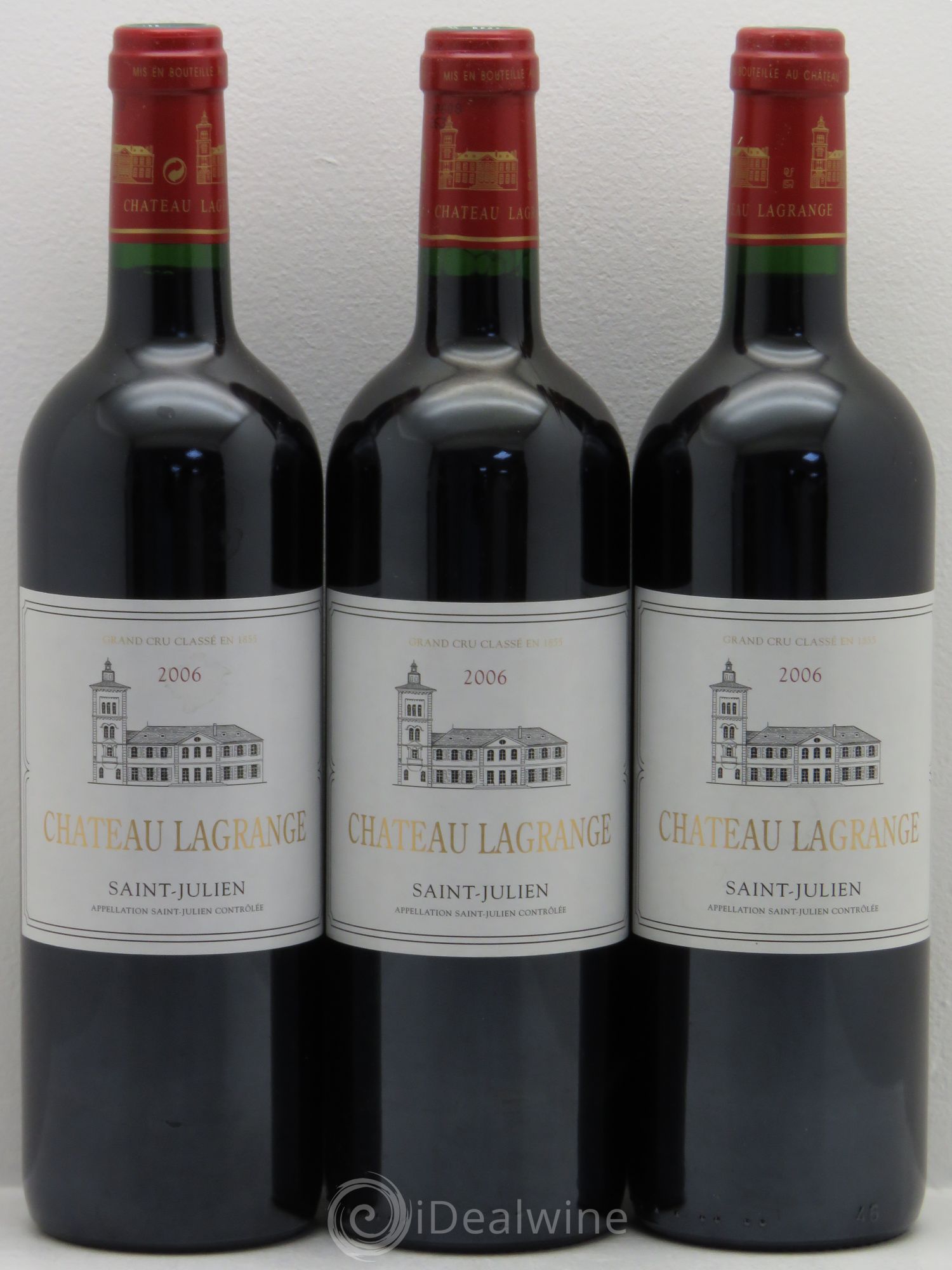 Château Lagrange 3ème Grand Cru Classé 2006 - Lot de 3 bouteilles - 0