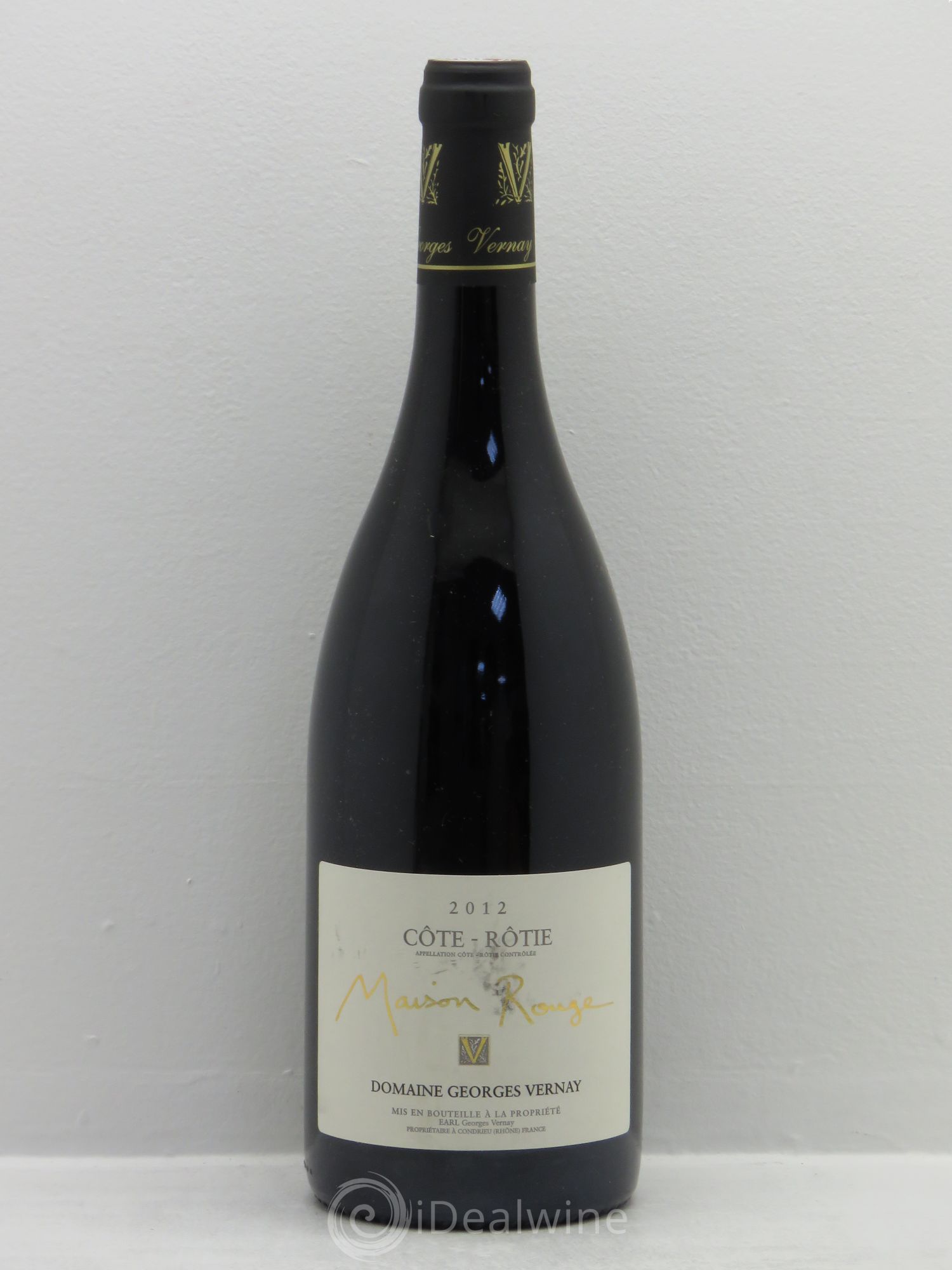 Côte-Rôtie Maison Rouge Georges Vernay 2012 - Lot de 12 bouteilles - 0