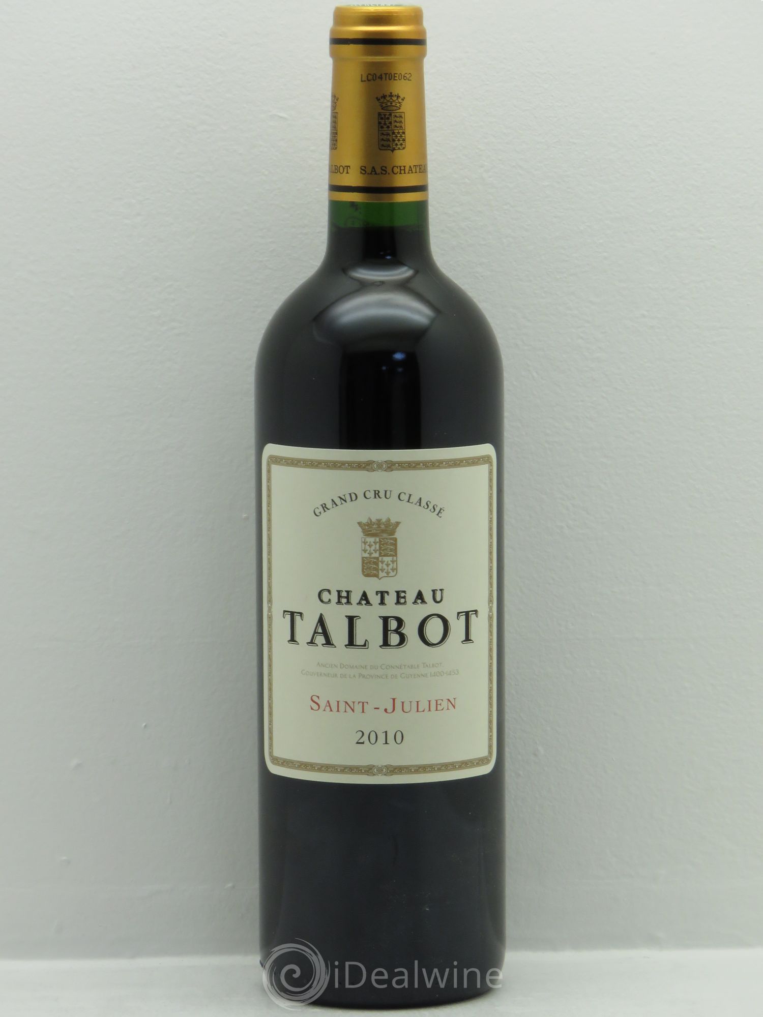Château Talbot 4ème Grand Cru Classé 2010 - Lot de 6 bouteilles - 0