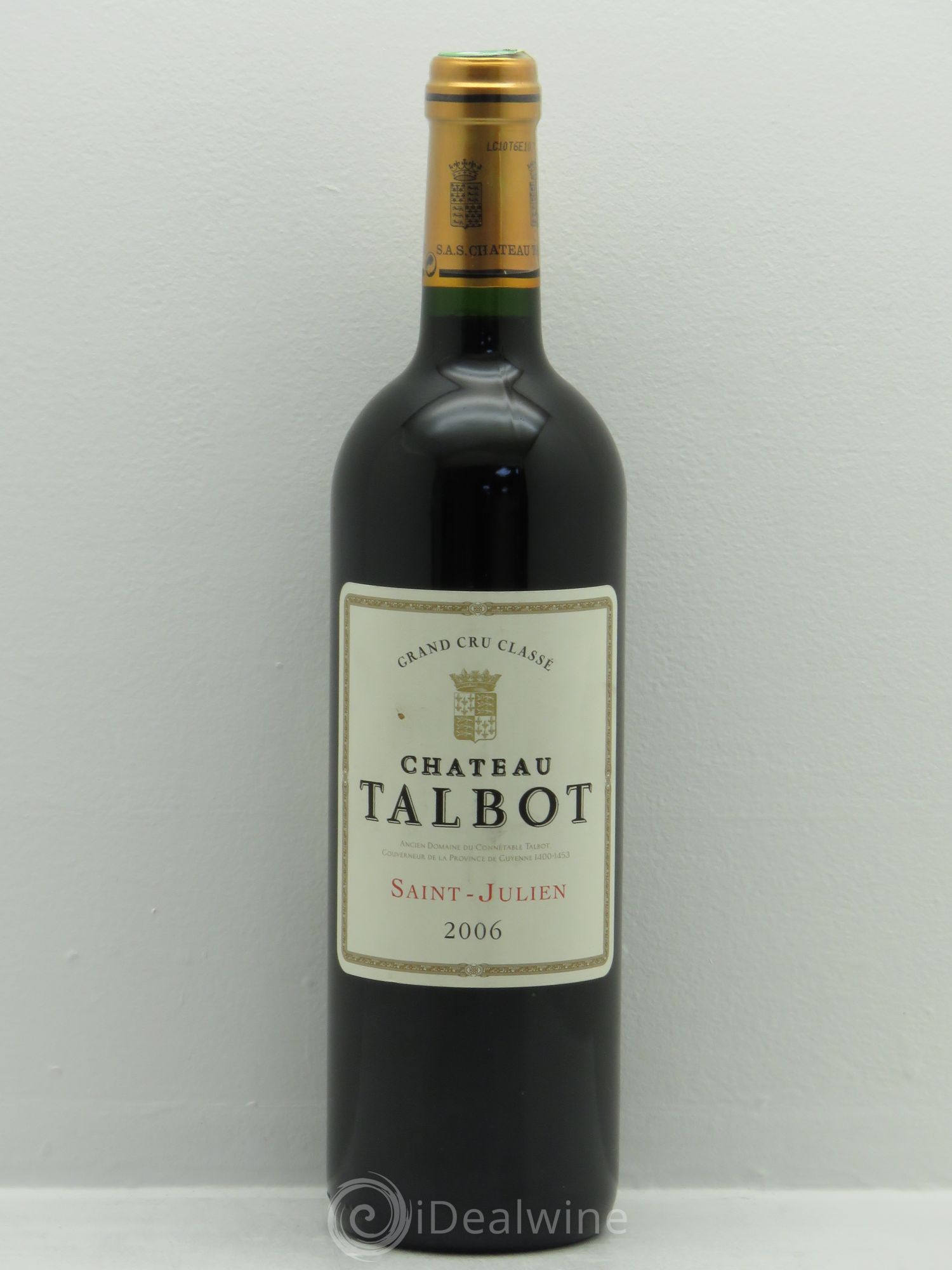 Château Talbot 4ème Grand Cru Classé 2006 - Lot de 6 bouteilles - 0