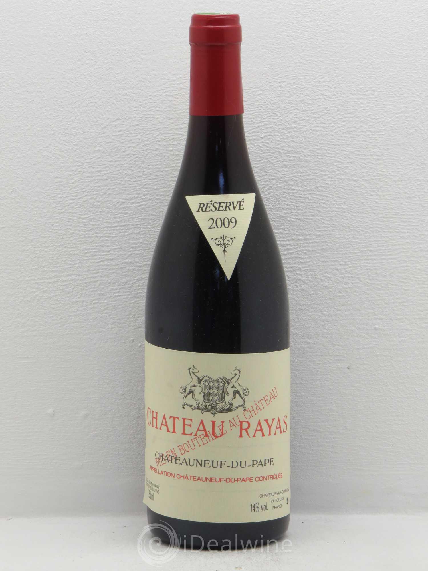Châteauneuf-du-Pape Château Rayas Emmanuel Reynaud 2009 - Lot de 1 bouteille - 0