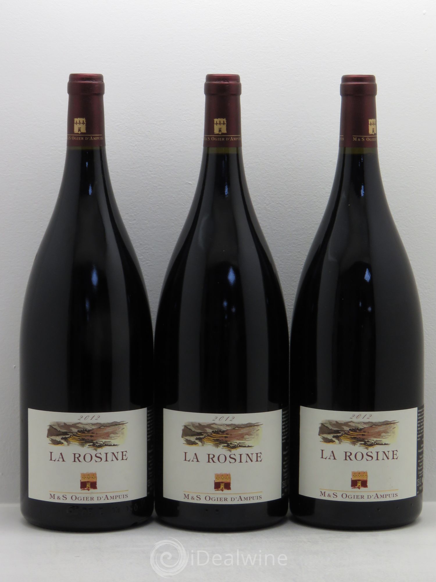 Collines Rhodaniennes La Rosine Stéphane Ogier 2012 - Lot de 3 magnums - 0