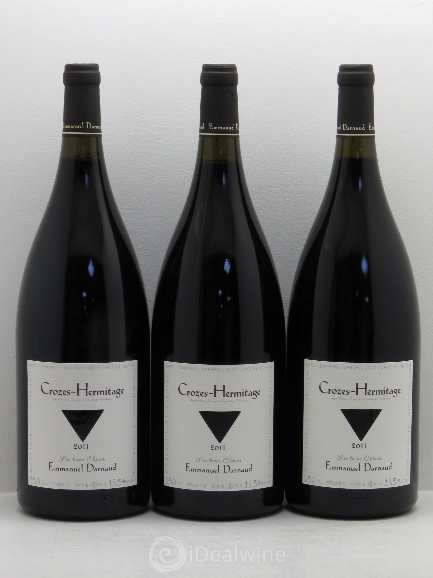 Crozes-Hermitage Les Trois Chênes Emmanuel Darnaud 2011 - Lot de 3 magnums - 0