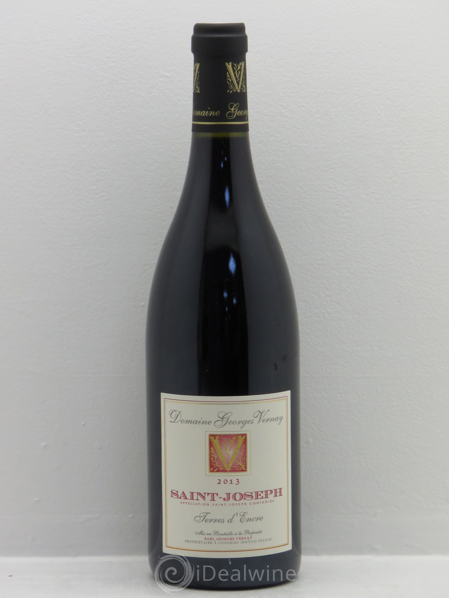 Saint-Joseph Terre d'Encre Domaine Georges Vernay 2013 - Posten von 12 Flaschen - 0